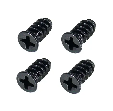 Viti Autofilettanti, 4 Pezzi - Nero