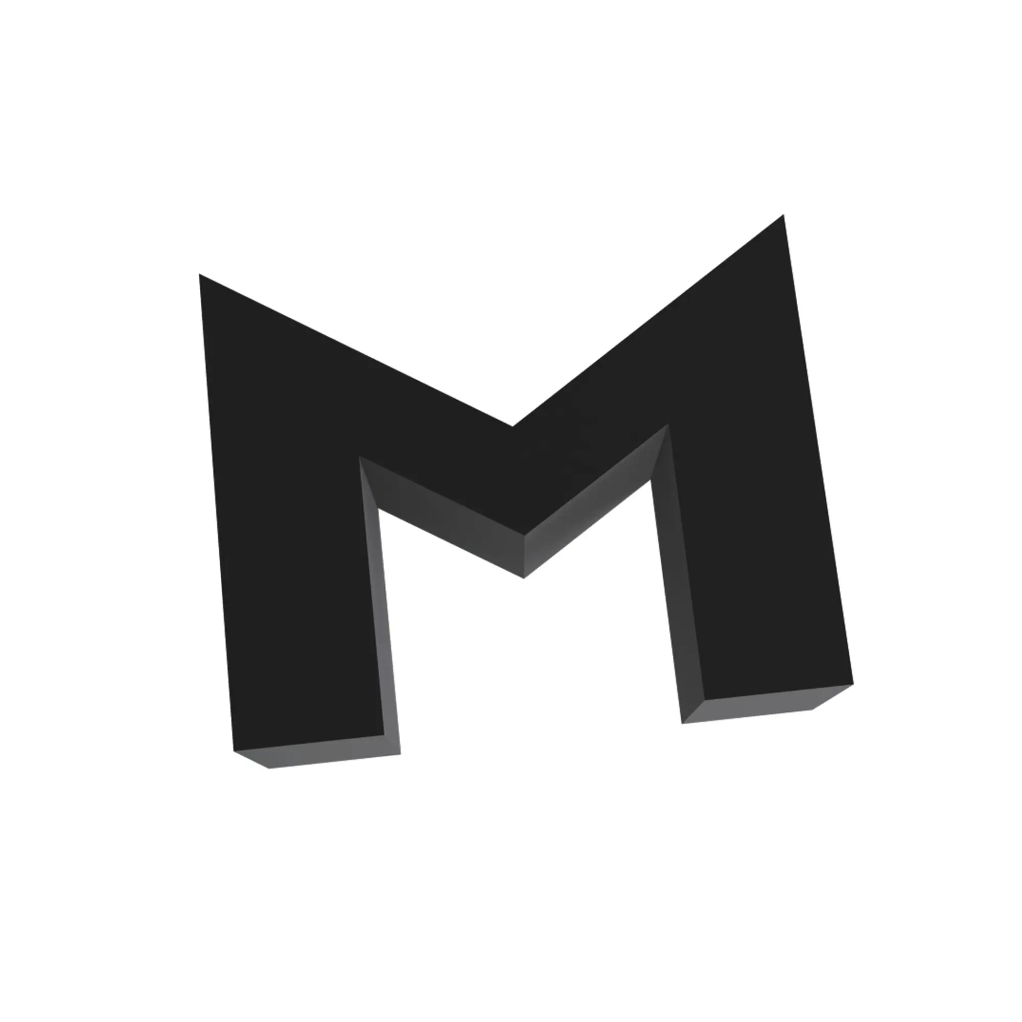 Asus ROG Fonts - 3D Print - M