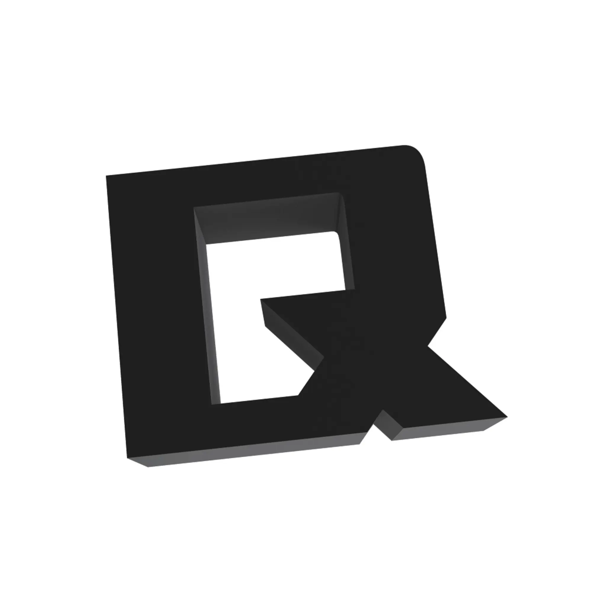 Asus ROG Fonts - 3D Print - Q