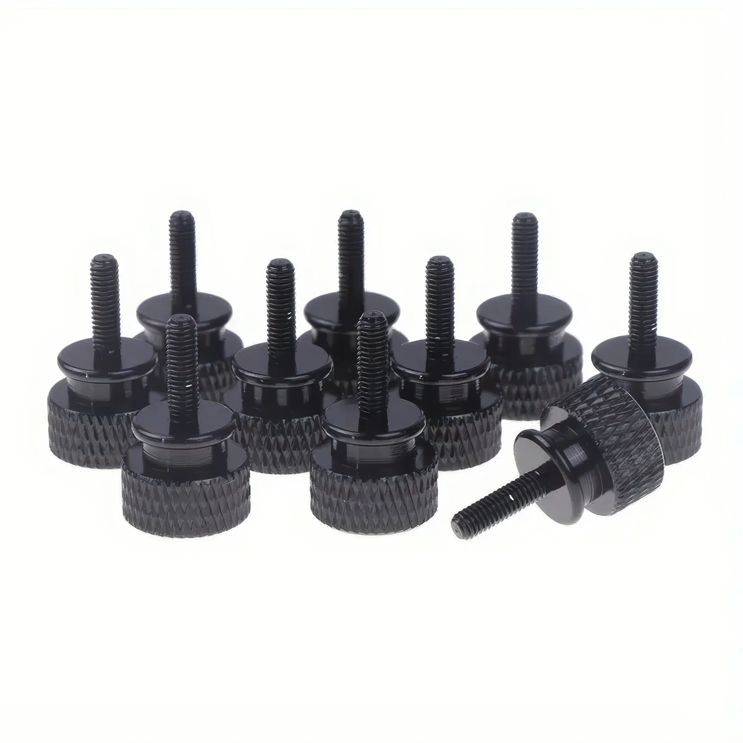 DimasTech Kit Viti Zigrinate M3 Antivibrazioni, 10 Pezzi - Neri