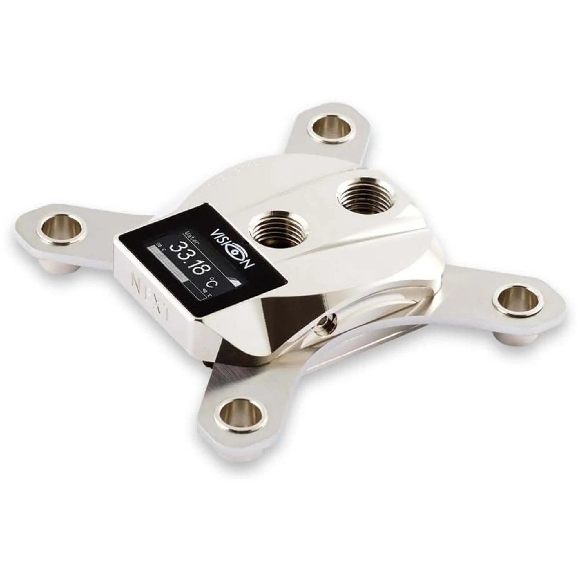 aqua computer Cuplex Kryos NEXT con VISION per Socket 2011-3/2066 - Nickel