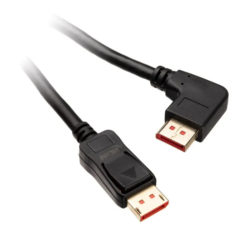 InLine Cavo DisplayPort 8K (FUHD) con Angolo a Sinistra, Nero - 2m