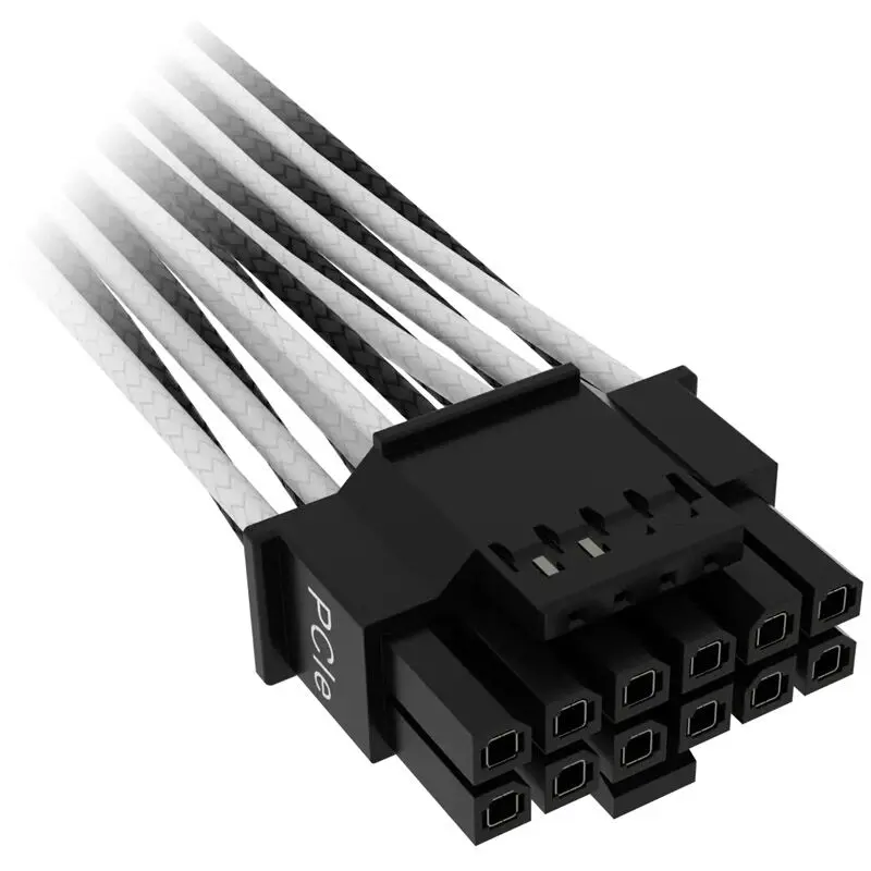 Corsair Cavo PSU PCIe 5.0 12VHPWR Tipo-4 da 600W - Bianco/Nero - immagine 3
