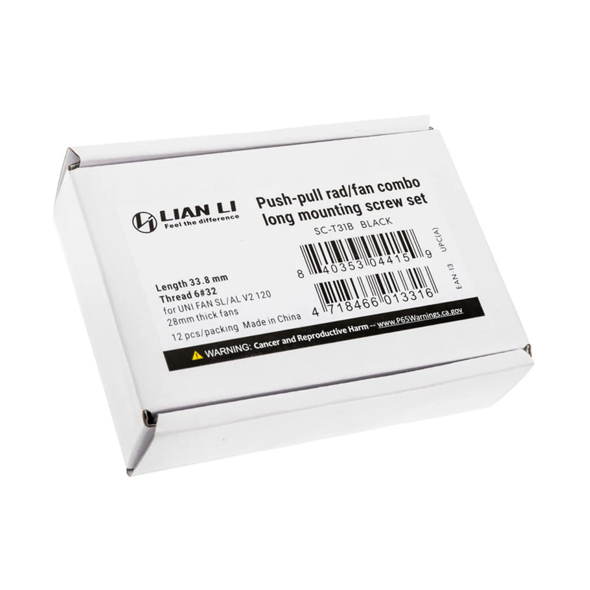 Lian Li SC-T31B Viti Ventole 12 Pezzi - immagine 2