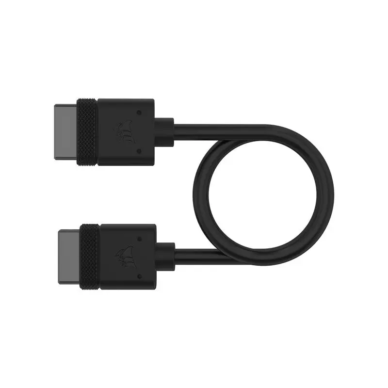 Corsair iCUE LINK Cable, 2x 200mm con Connettori Dritti - Nero - immagine 3