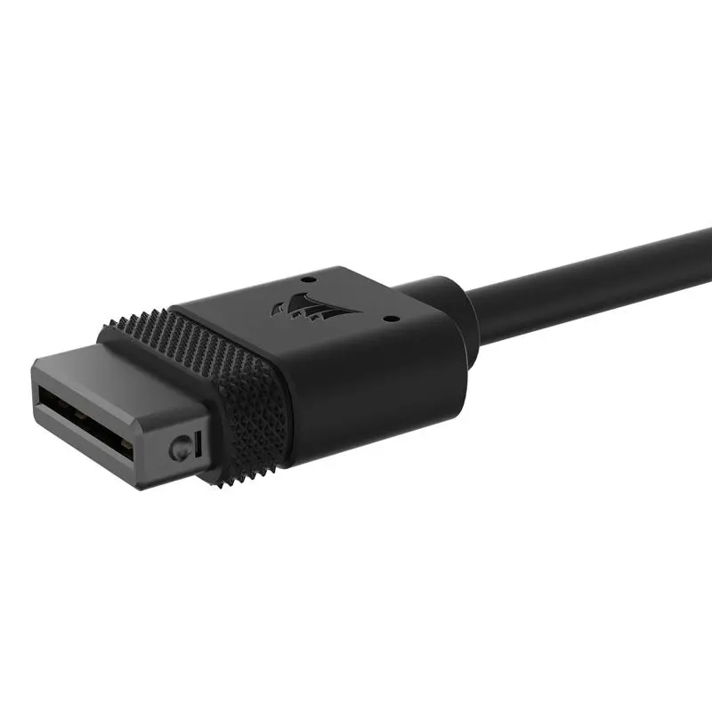 Corsair iCUE LINK Cable, 2x 100mm con Connettori Dritti - Nero - immagine 2