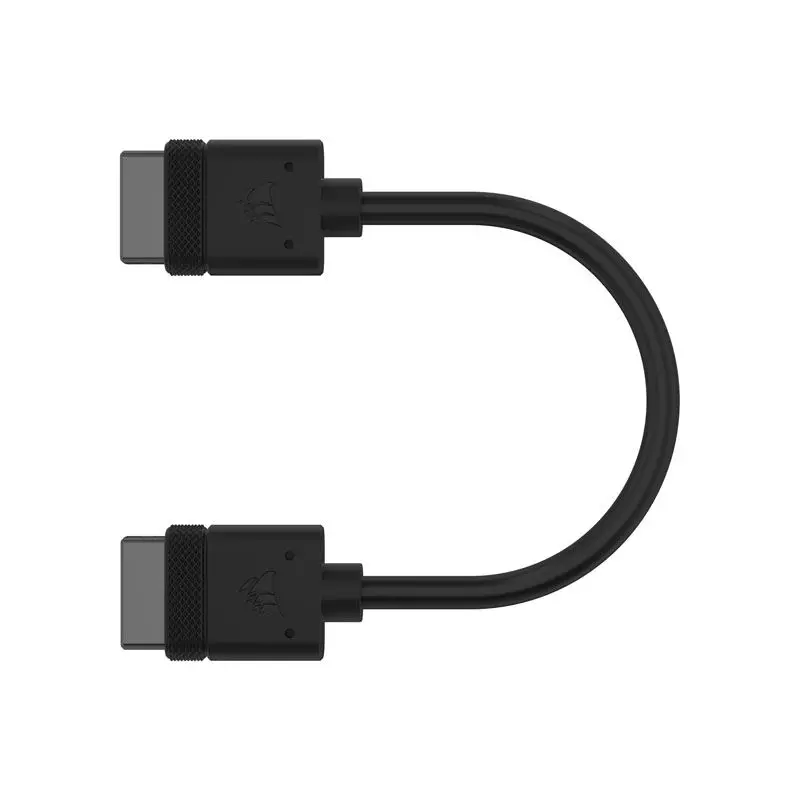 Corsair iCUE LINK Cable, 2x 100mm con Connettori Dritti - Nero - immagine 3