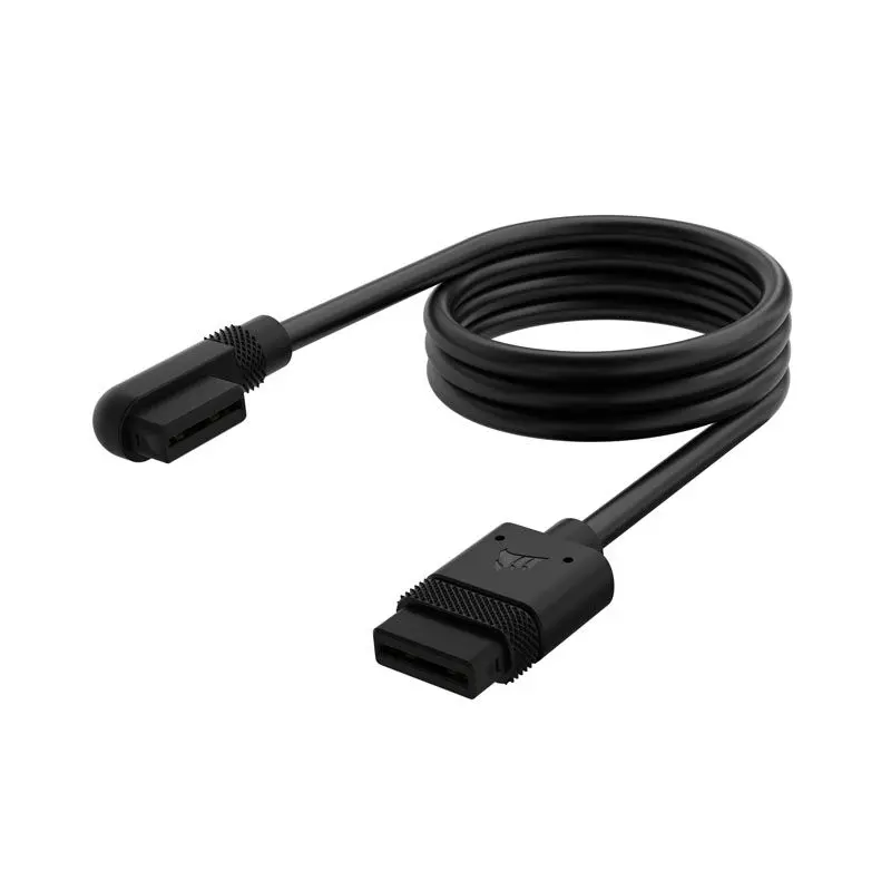 Corsair iCUE LINK Cable, 1x 600mm con Connettore 90° - Nero