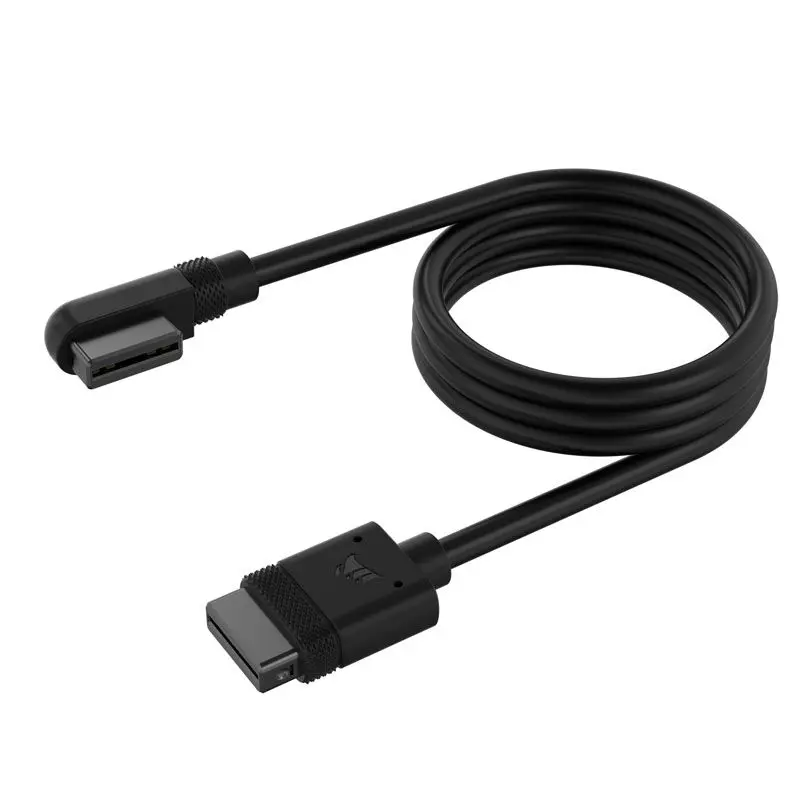 Corsair iCUE LINK Cable, 1x 600mm con Connettore 90° - Nero - immagine 2