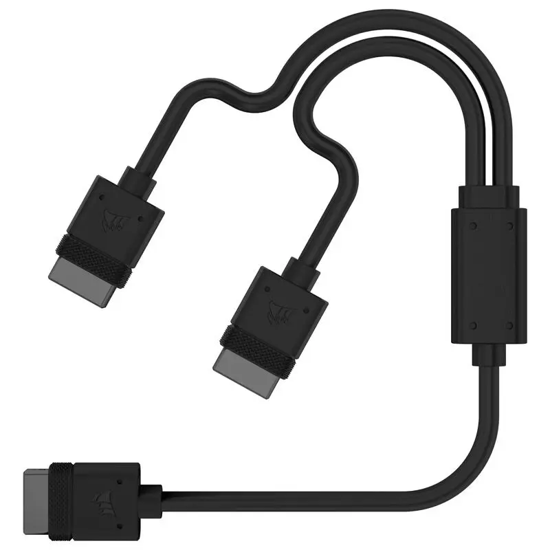 Corsair iCUE LINK Cable, 1x Cavo sdoppiatore a Y - Nero - immagine 2
