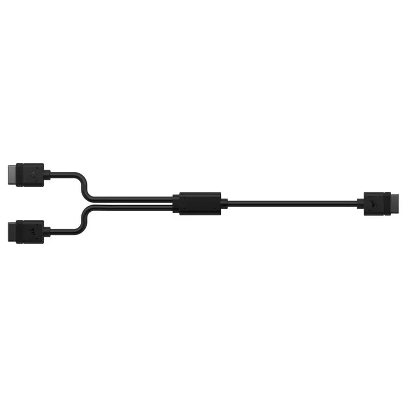 Corsair iCUE LINK Cable, 1x Cavo sdoppiatore a Y - Nero - immagine 3