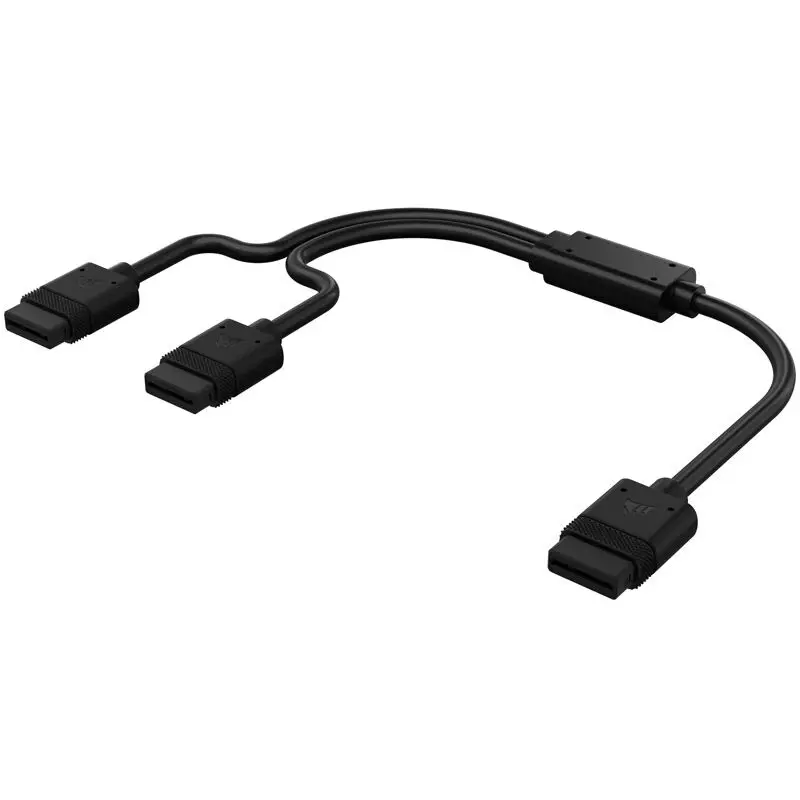 Corsair iCUE LINK Cable, 1x Cavo sdoppiatore a Y - Nero - immagine 4