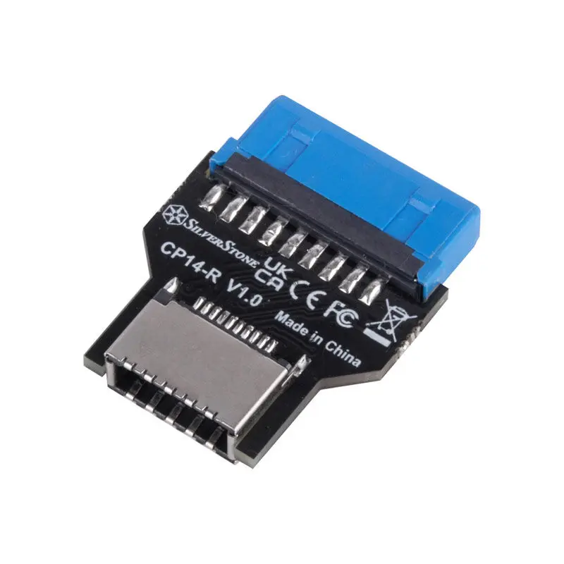 SilverStone CP14-R Adattatore connettore interno da USB 3.0 a USB 3.1 Type-C - immagine 3