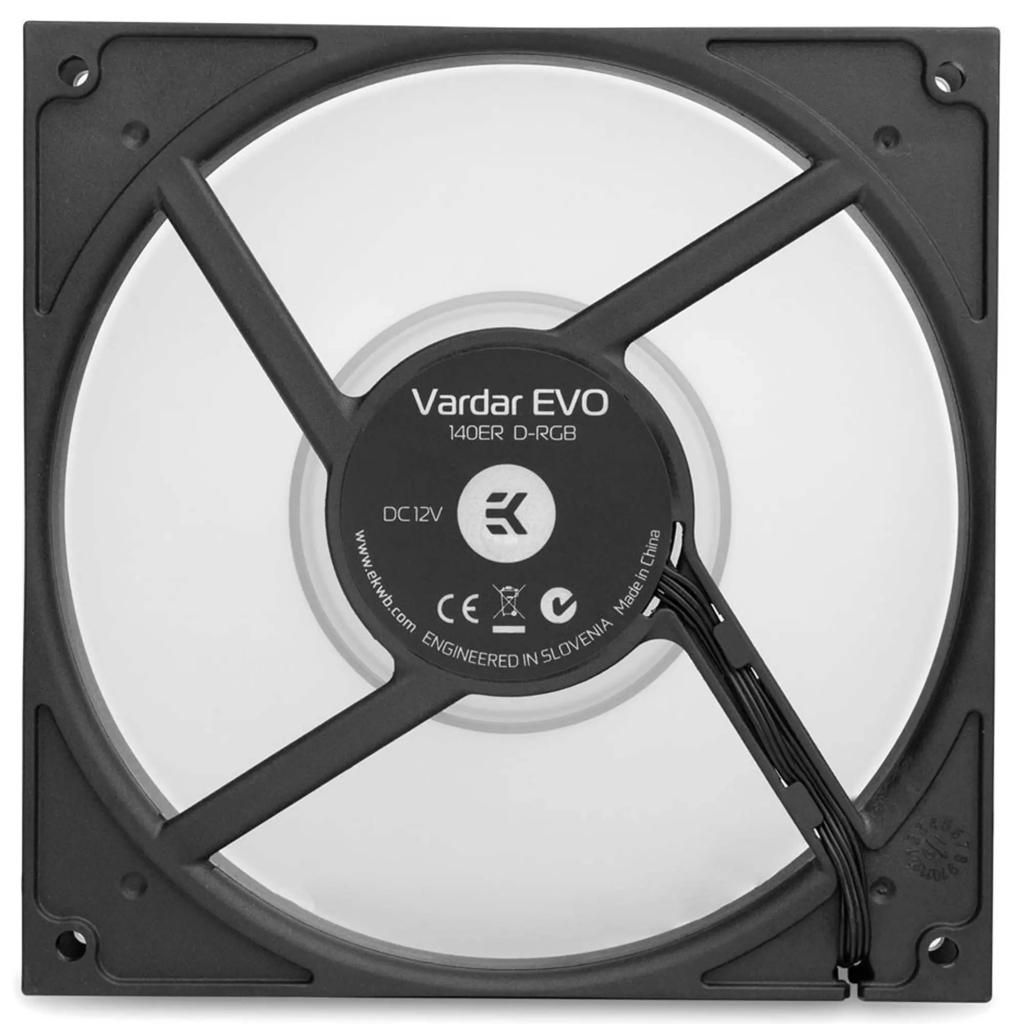 EK Water Blocks EK-Vardar EVO 140ER D-RGB, 400~1.600 RPM - 140mm *OEM* - immagine 3