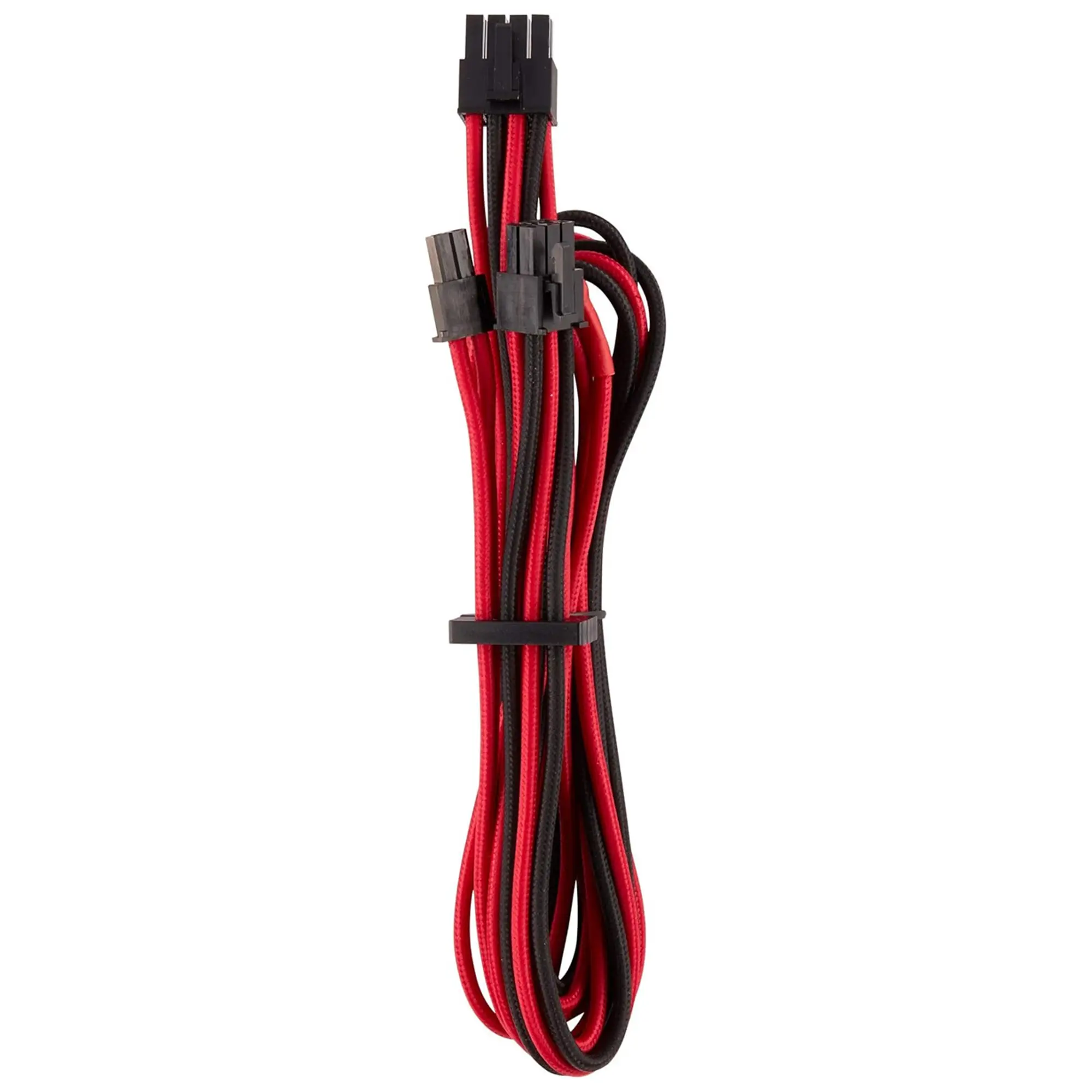 Corsair Premium Sleeved DC Cable Kit Starter, Type 5 (Generation 5) - Rosso/Nero - immagine 4