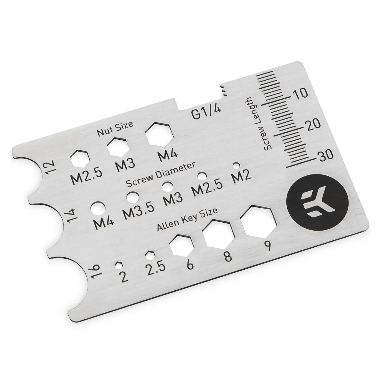 EKWB Gauge Card in Acciaio