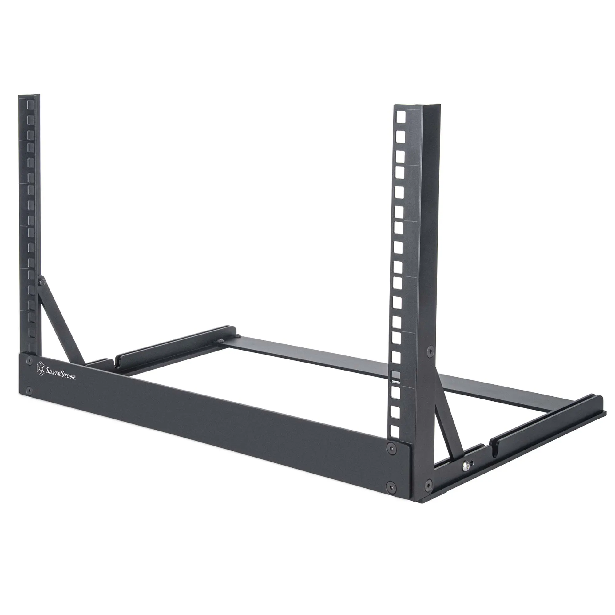 SilverStone RK06U-OF Rack da Tavolo open frame 6U da 19 pollici - Nero