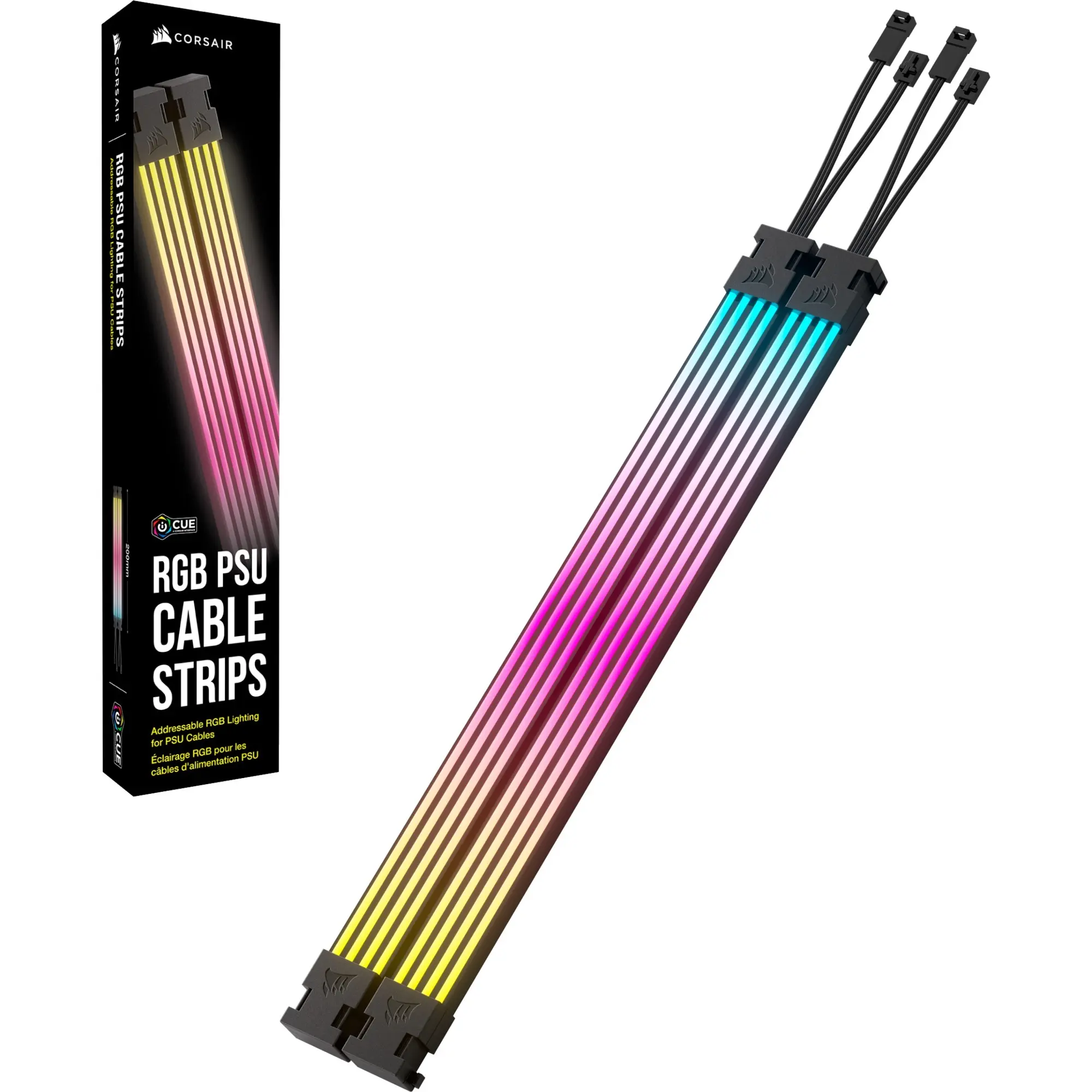 Corsair aRGB PSU Cable Strips - Strisce aRGB PSU - immagine 4