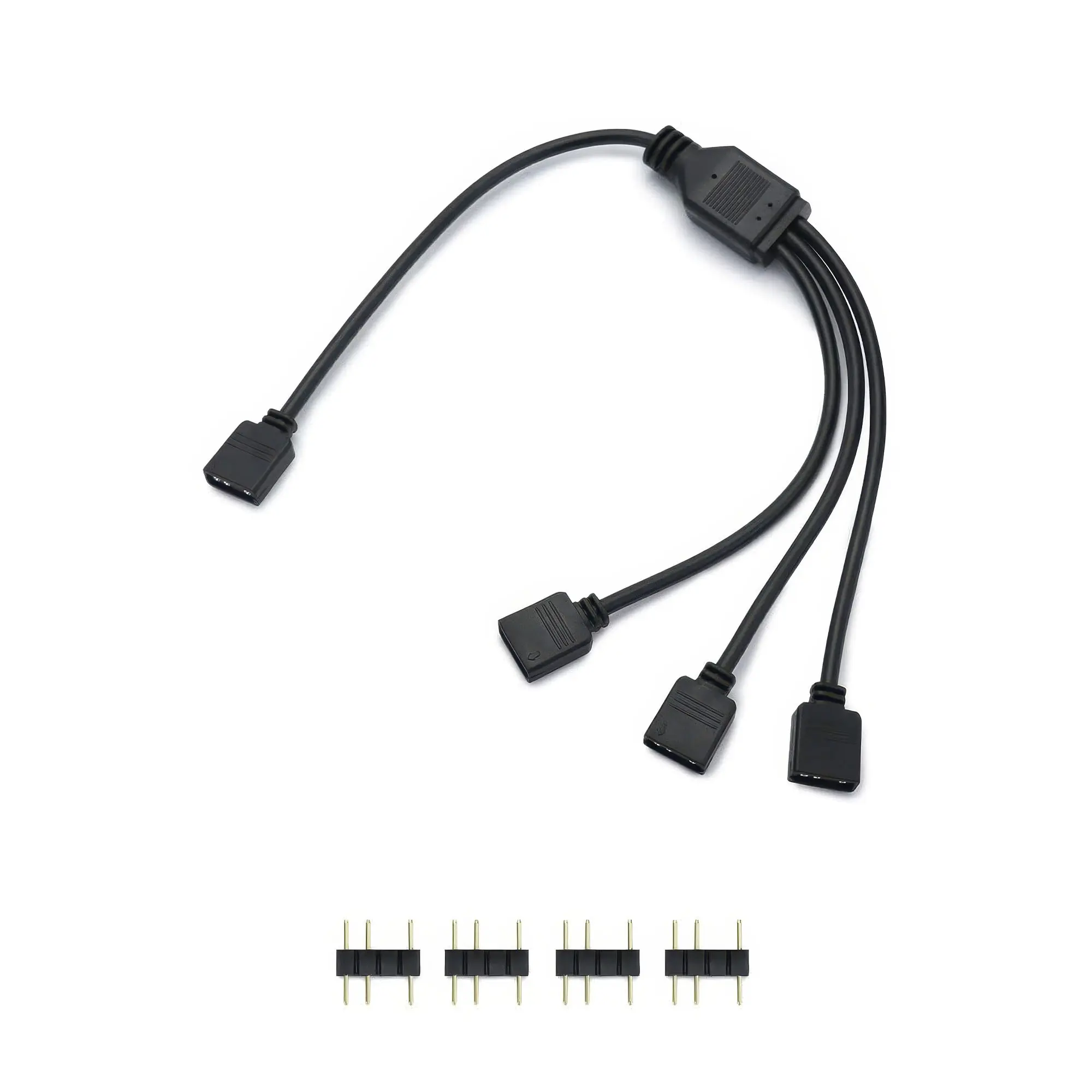 Drako Cavo splitter ARGB, 5 V, 3 pin, 3-Way Splitter Cable - 30 cm - immagine 5