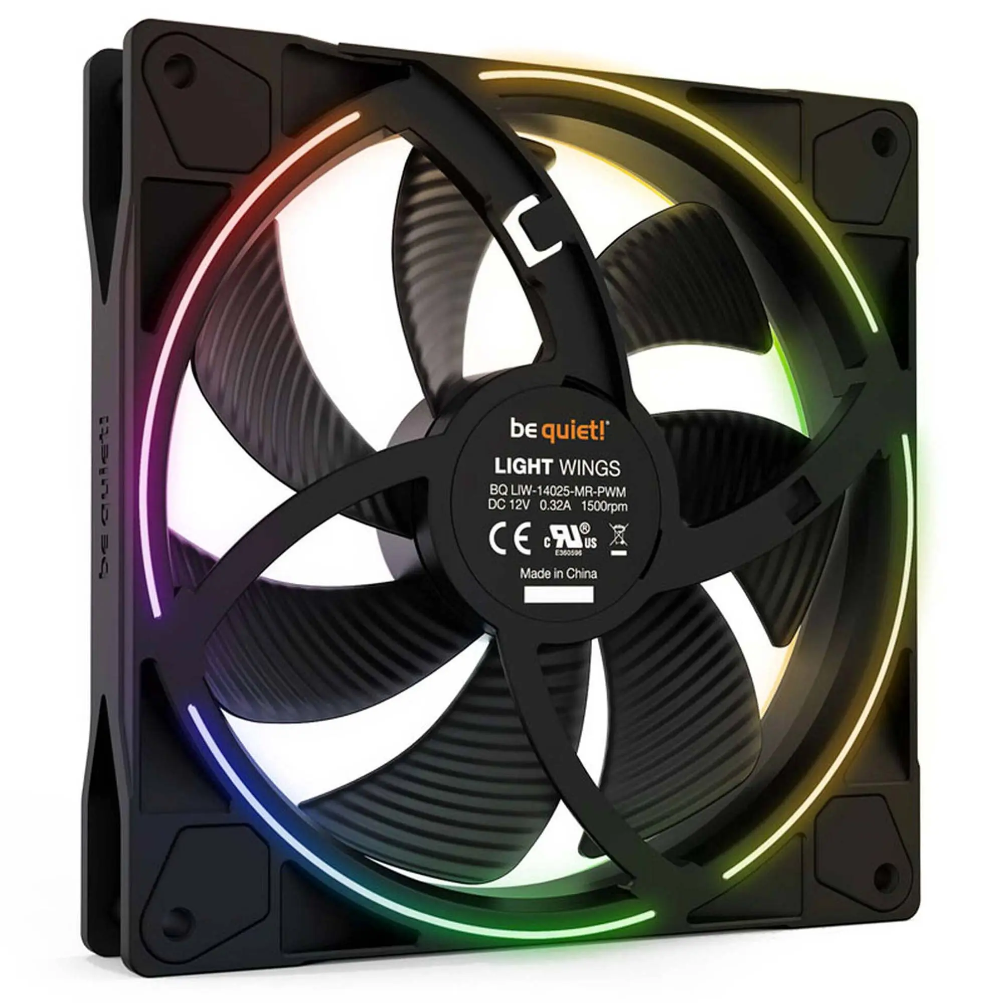 be quiet! Light Wings ARGB Fan - 140mm - Nero - immagine 3