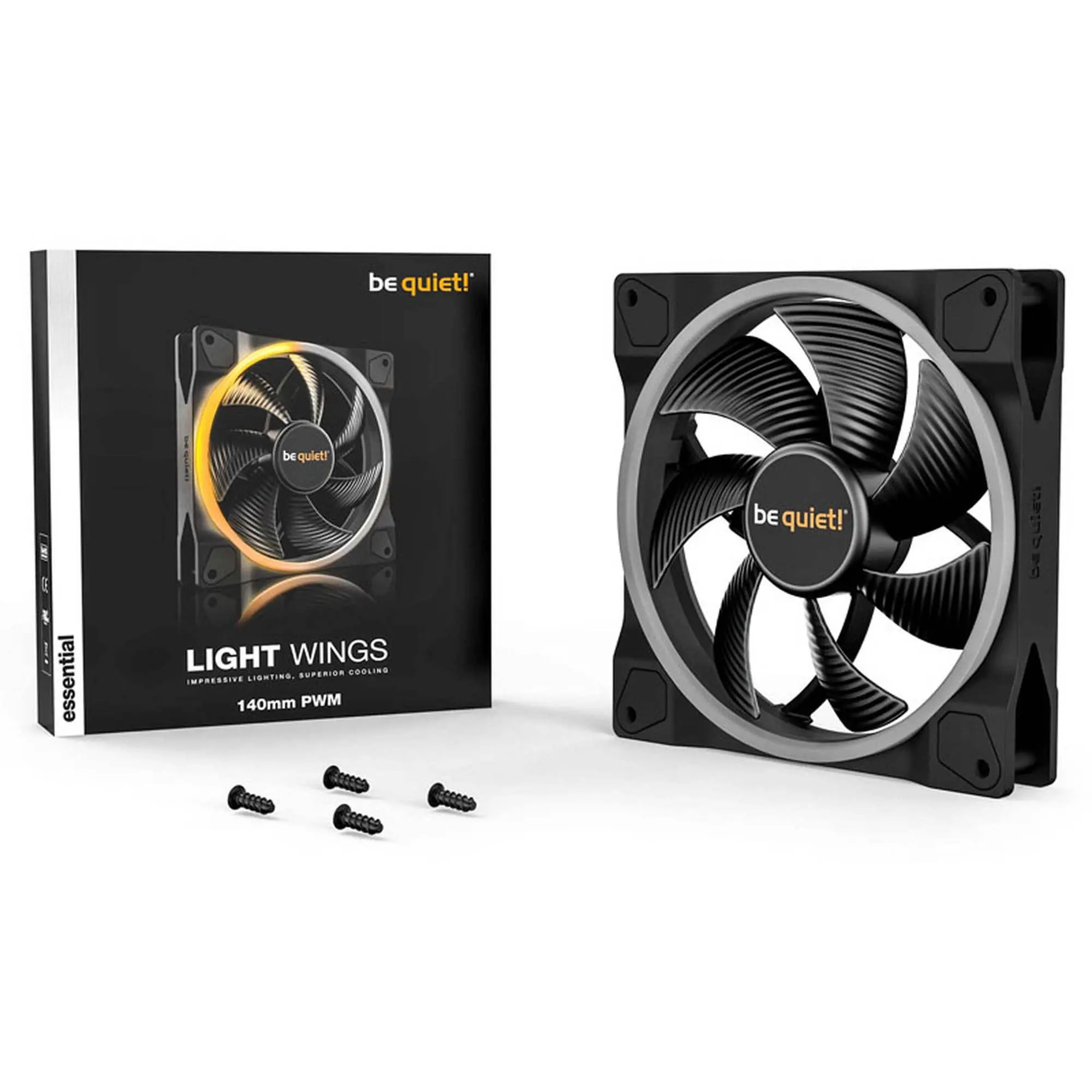 be quiet! Light Wings ARGB Fan - 140mm - Nero - immagine 4