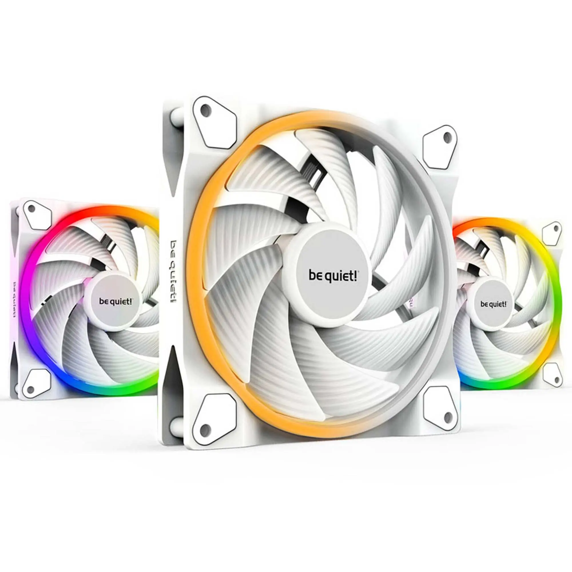 be quiet! Light Wings High-Speed ARGB Fan - 140mm - Bianco (3pz)