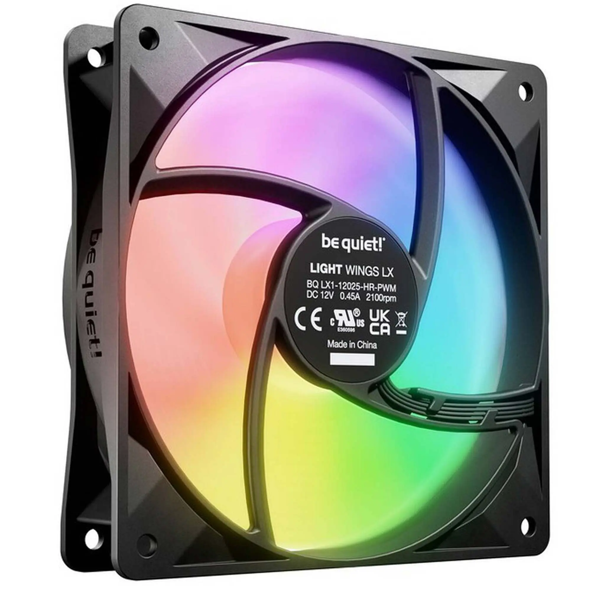 be quiet! Light Wings LX High-Speed ARGB Fan - 120mm - Nero (3pz) - immagine 3