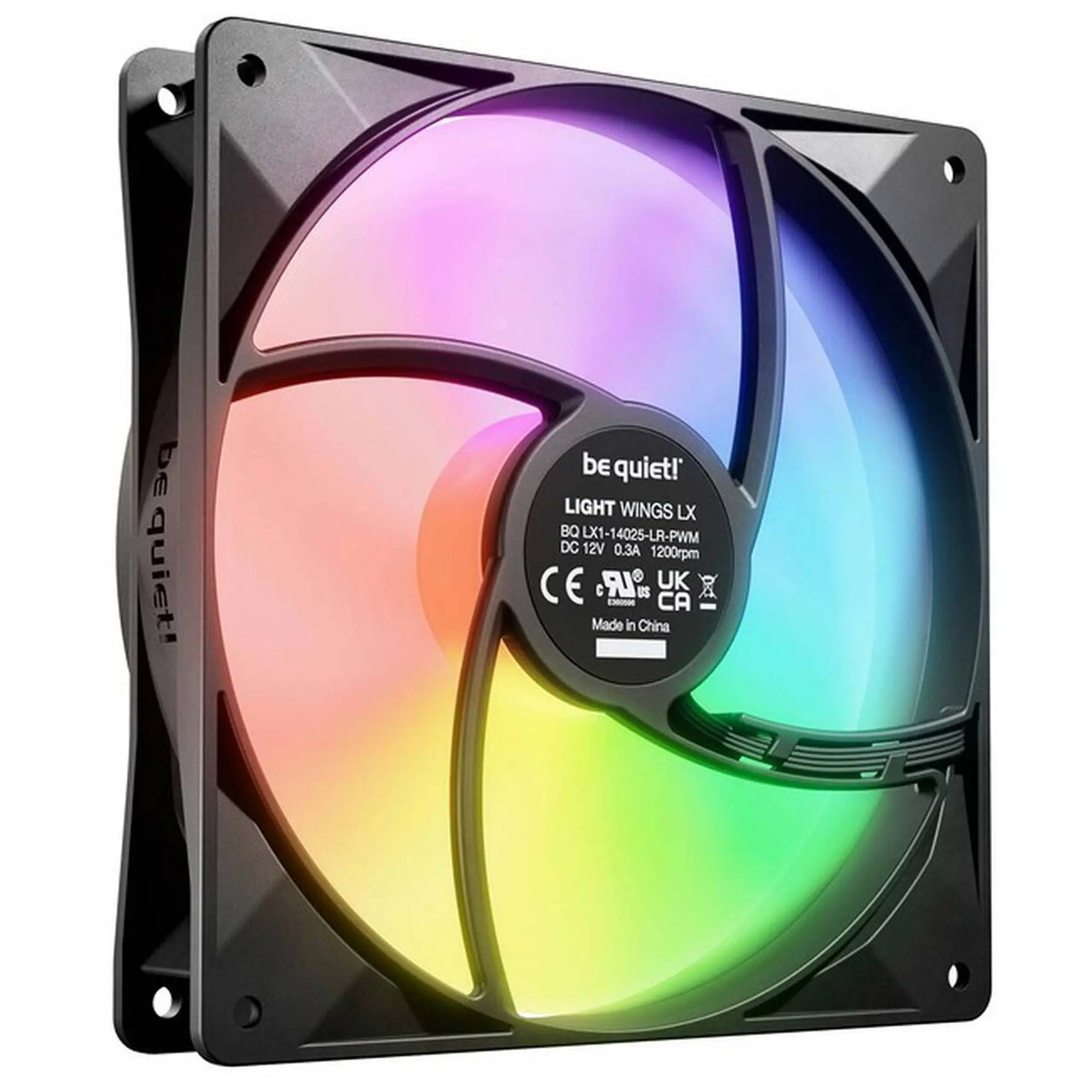 be quiet! Light Wings LX High-Speed ARGB Fan - 140mm - Nero (3pz) - immagine 3