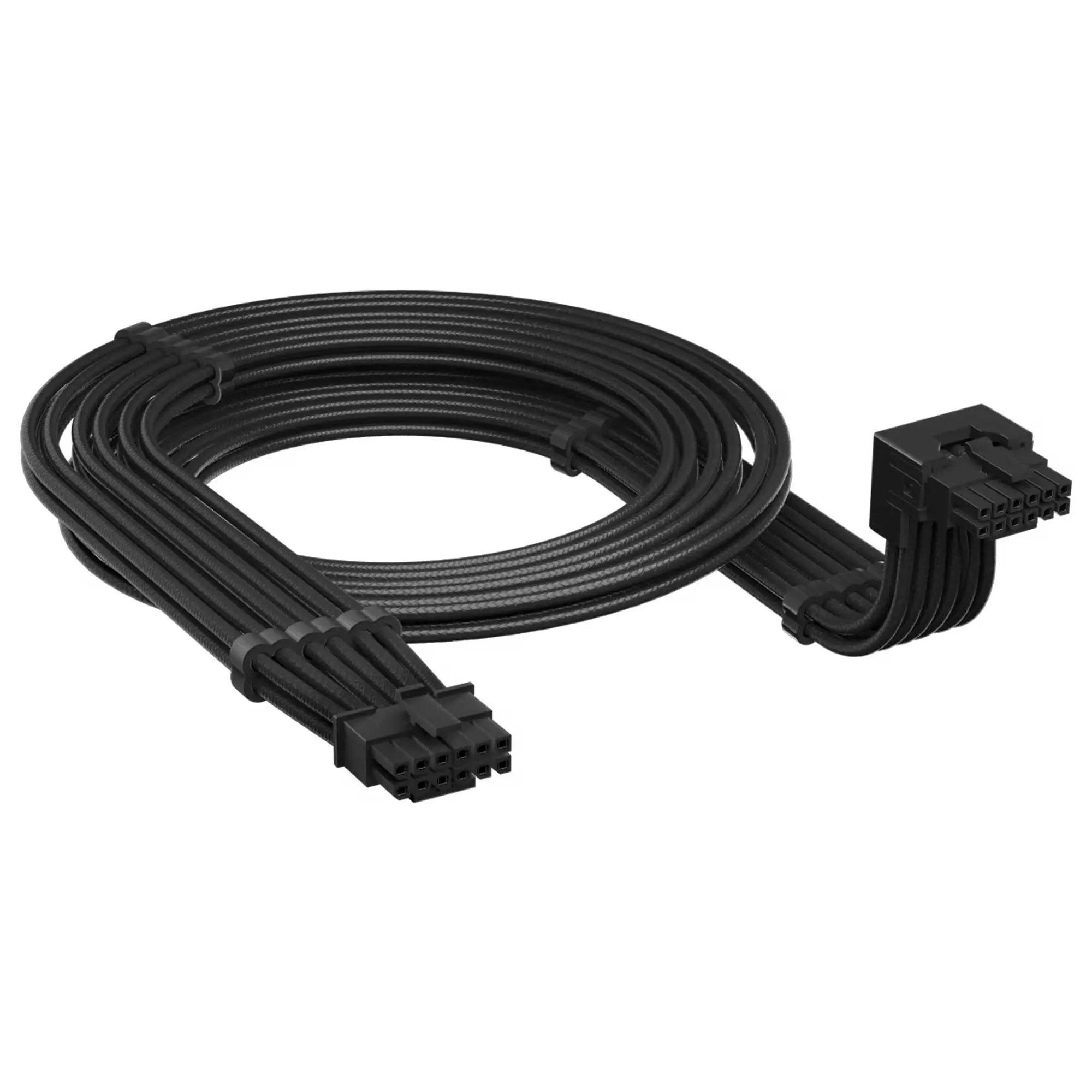 Corsair Cavo diretto 12VHPWR 90° 12V-2x6 650mm, Stile A - Nero