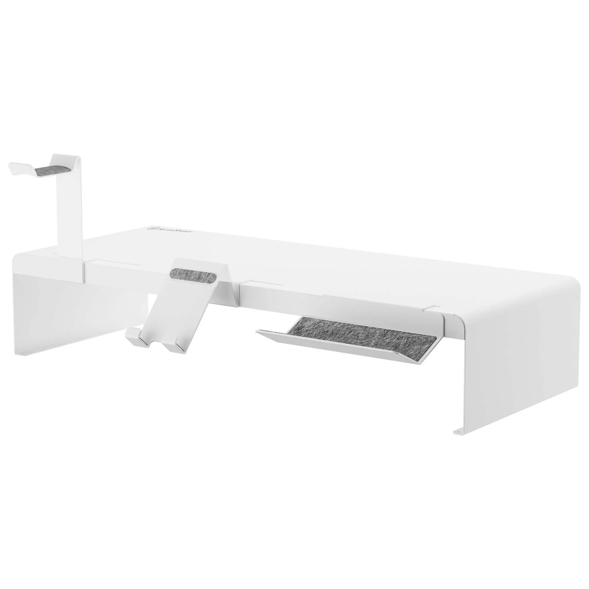 Silverstone MR03 Supporto per Monitor Multifunzione - Bianco