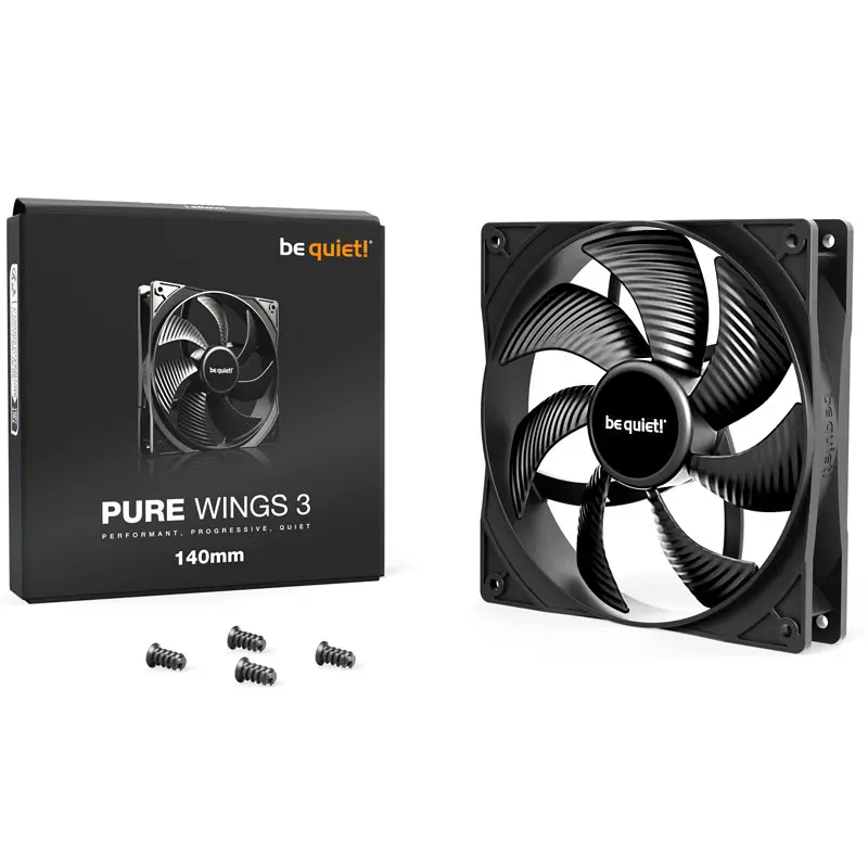 Be Quiet! Pure Wings 3 - Ventola 140mm - Nera - immagine 3