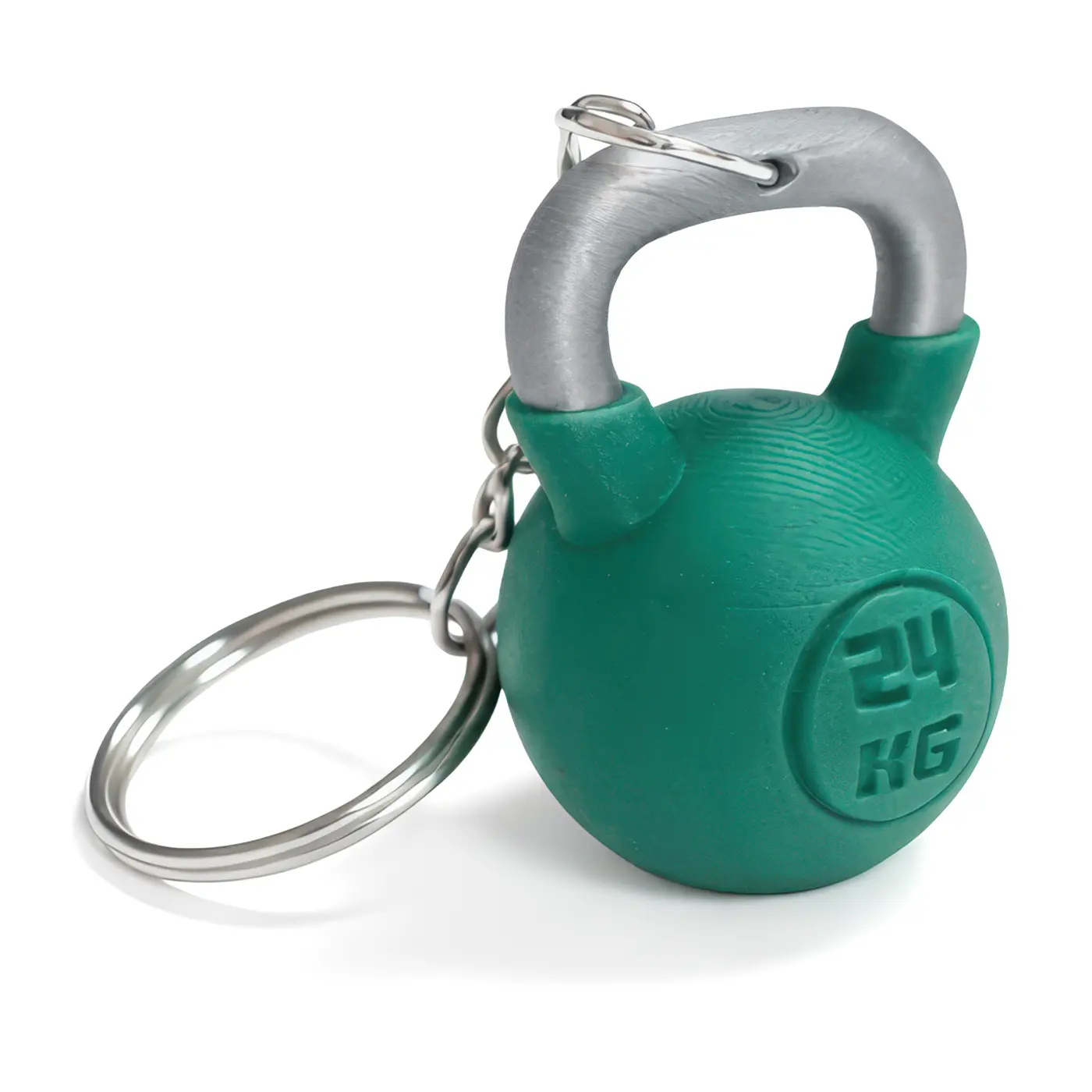 Kettlebell Keychain - Verde