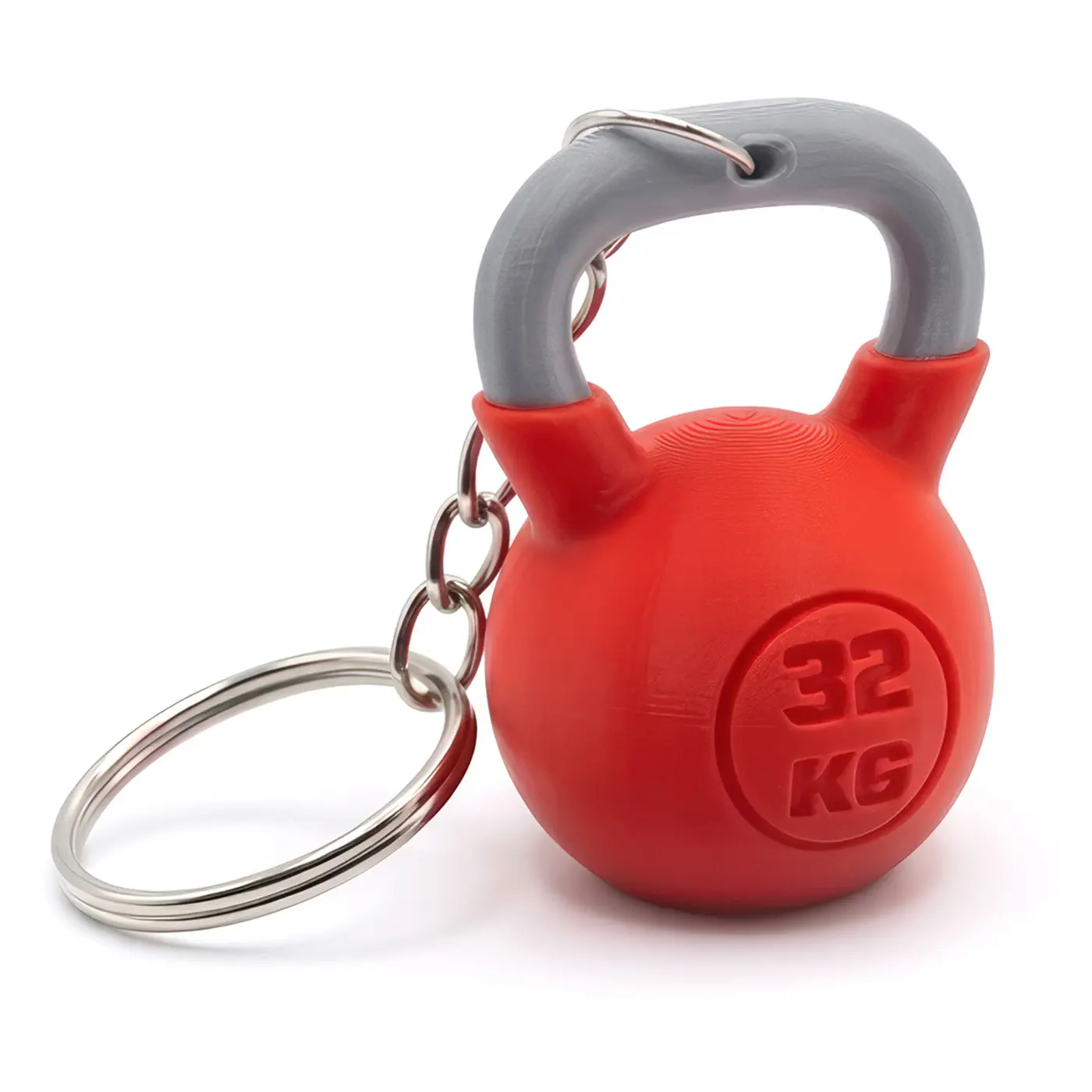 Kettlebell Keychain - Rosso