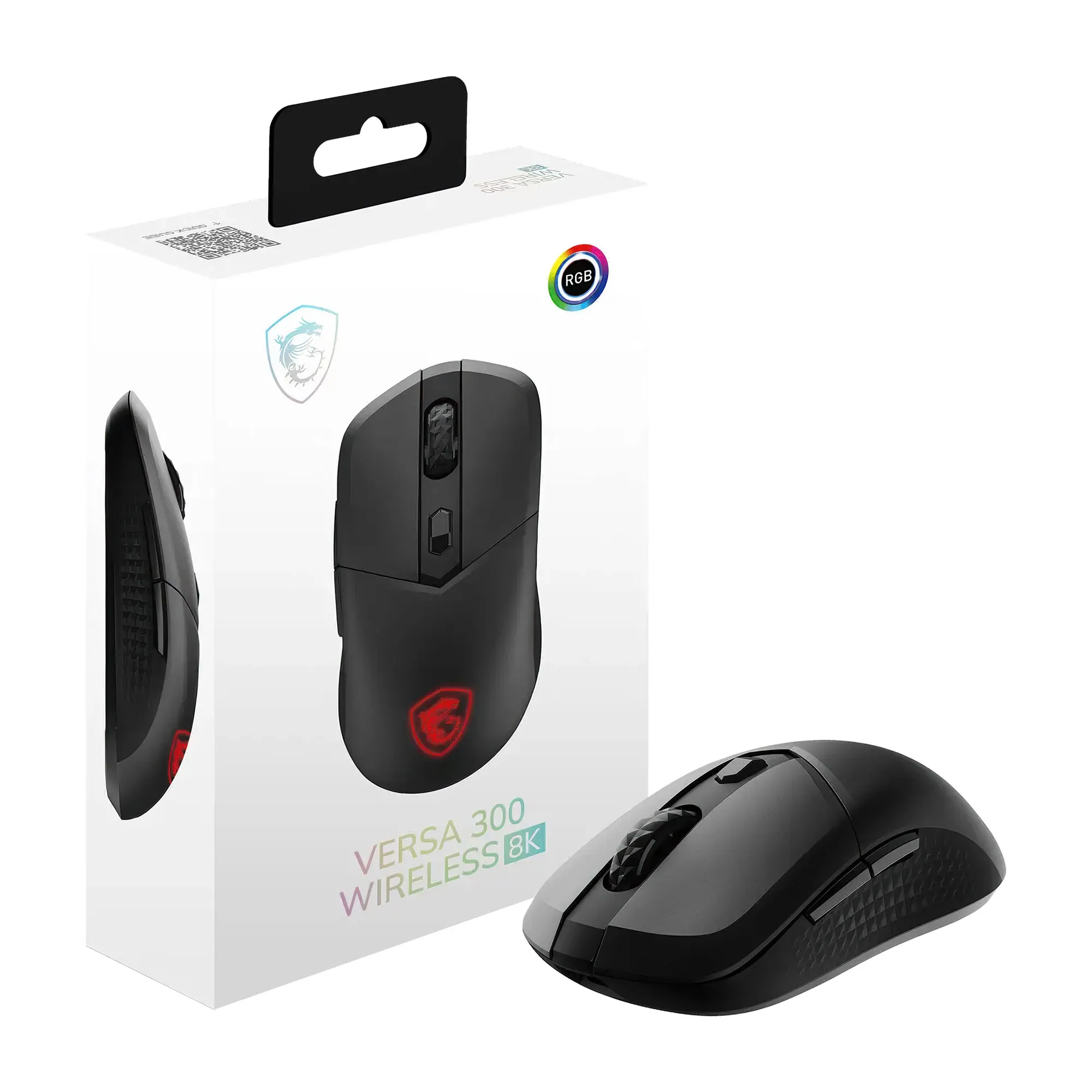 MSI Versa PRO Wireless - sensore PixArt PAW-3395 - Nero - immagine 5