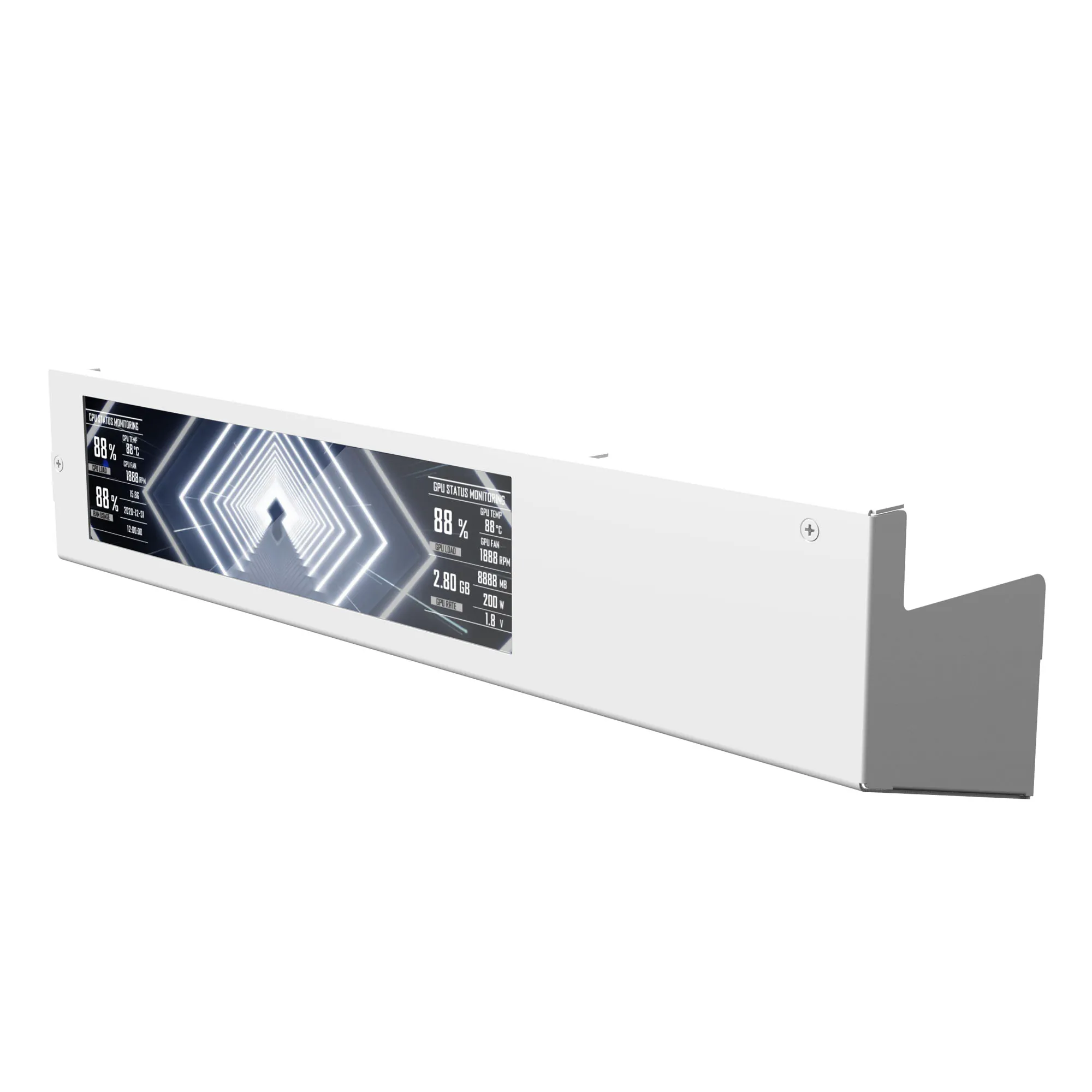 Lian Li O11 Vision-M 9.2" LCD Kit - Display IPS 1920x462 Bianco