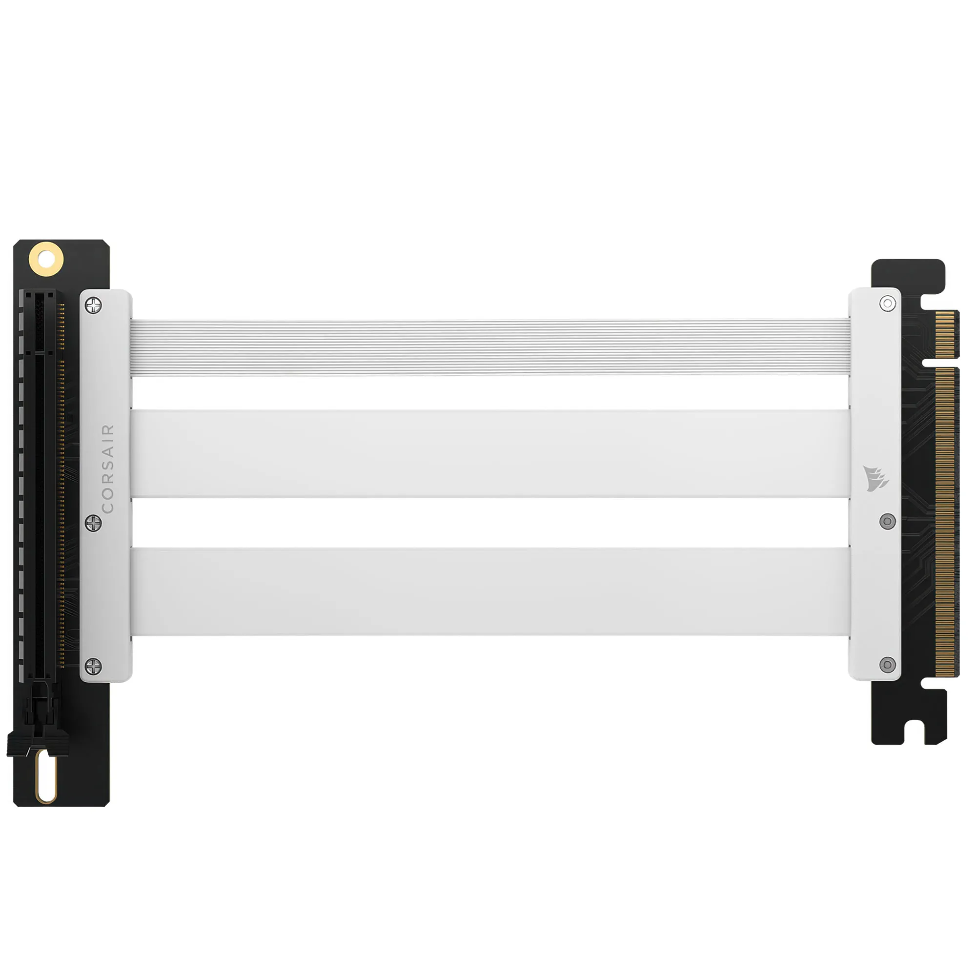 Corsair Premium PCIe 5.0 x16 Riser Cable 175mm - Bianco - immagine 4