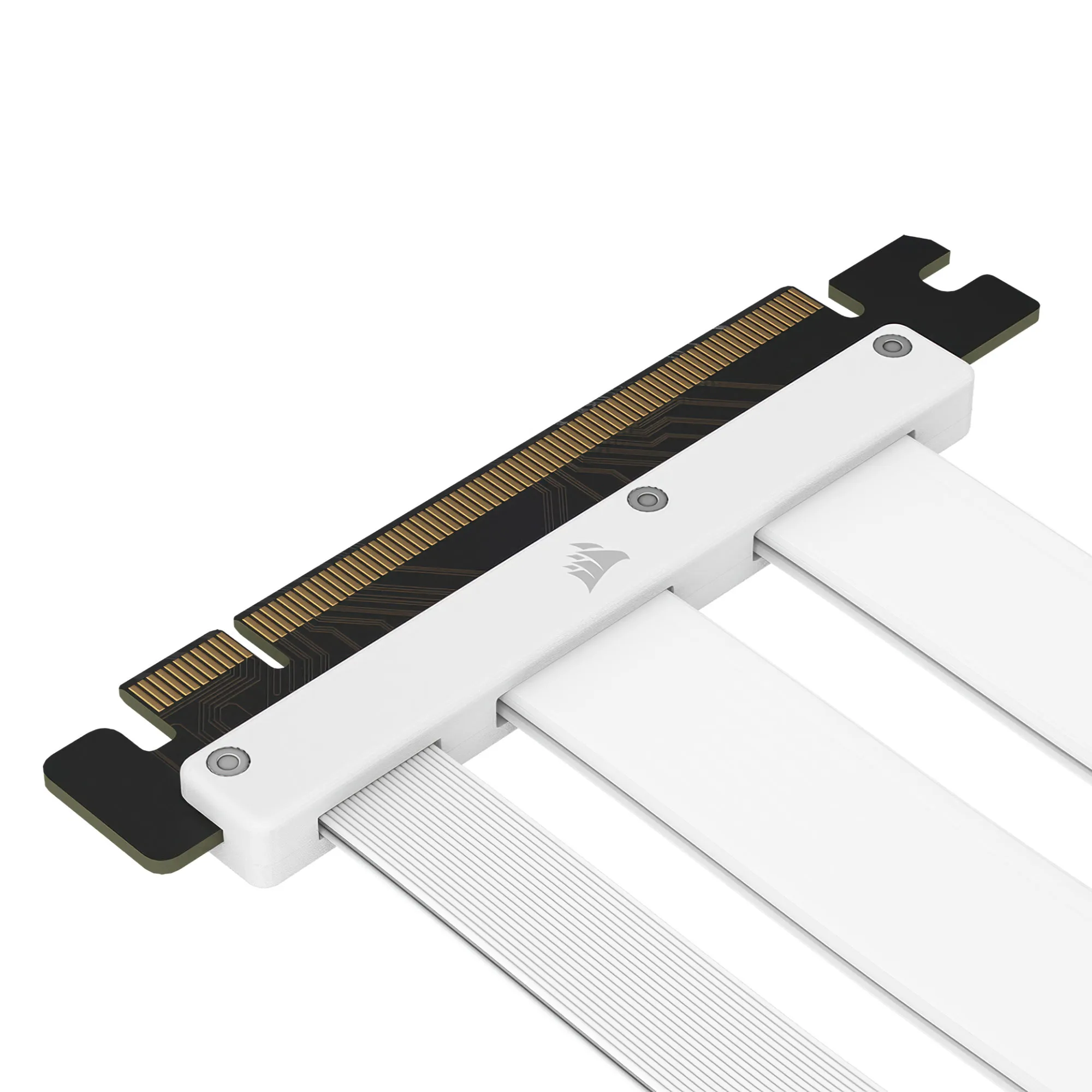 Corsair Premium PCIe 5.0 x16 Riser Cable 175mm - Bianco - immagine 6