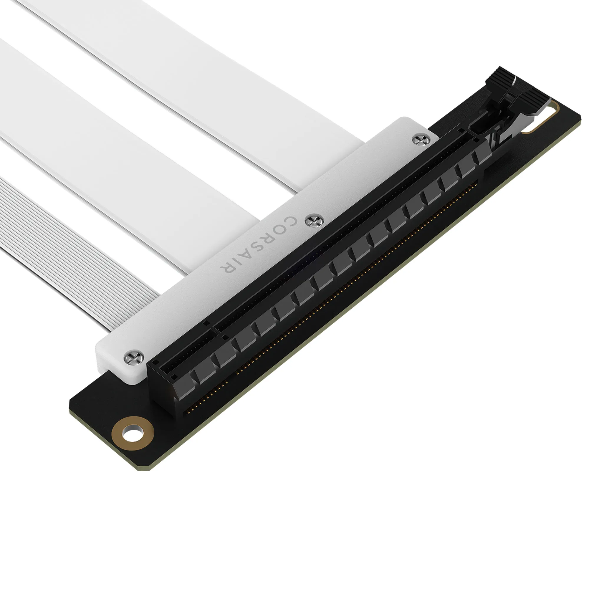 Corsair Premium PCIe 5.0 x16 Riser Cable 175mm - Bianco - immagine 7