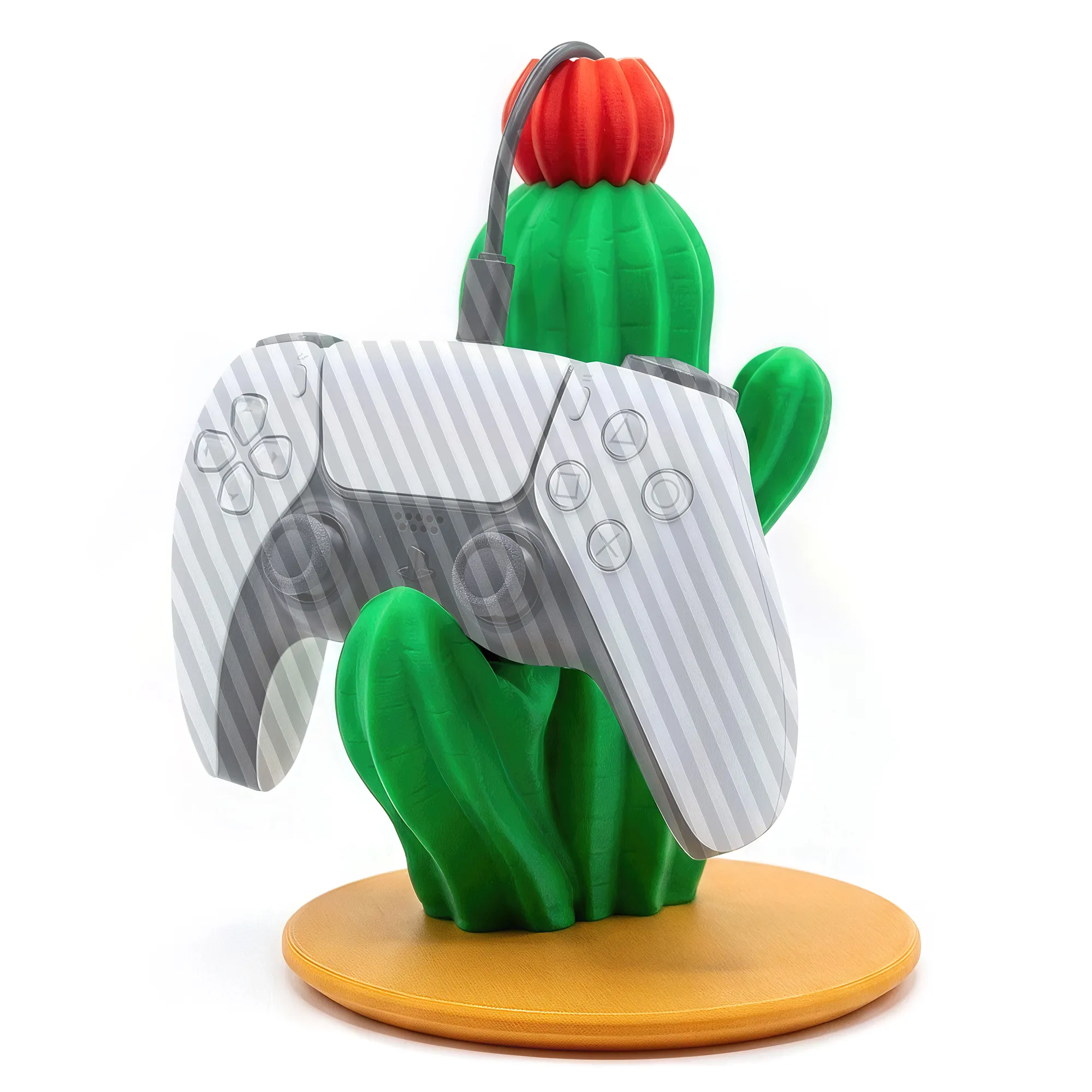 Cactus Controller Stand - Supporto decorativo stampato in 3D per Controller