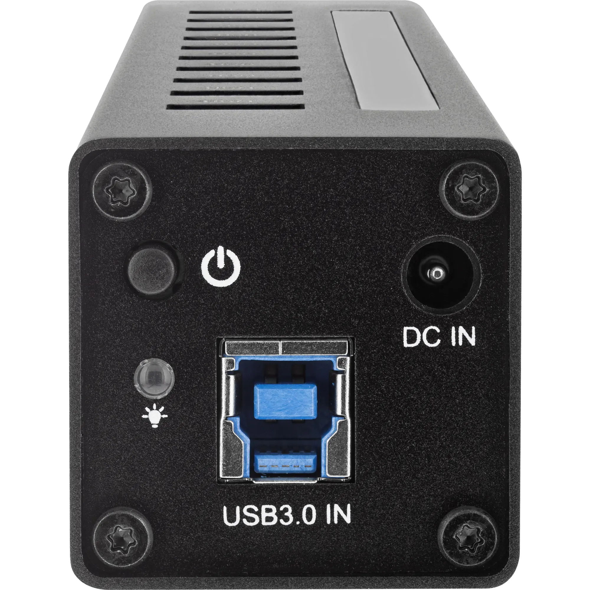 InLine Hub USB 3.2 Gen.1 10 Porte - Corpo in Alluminio Nero con Alimentatore 4A - immagine 3