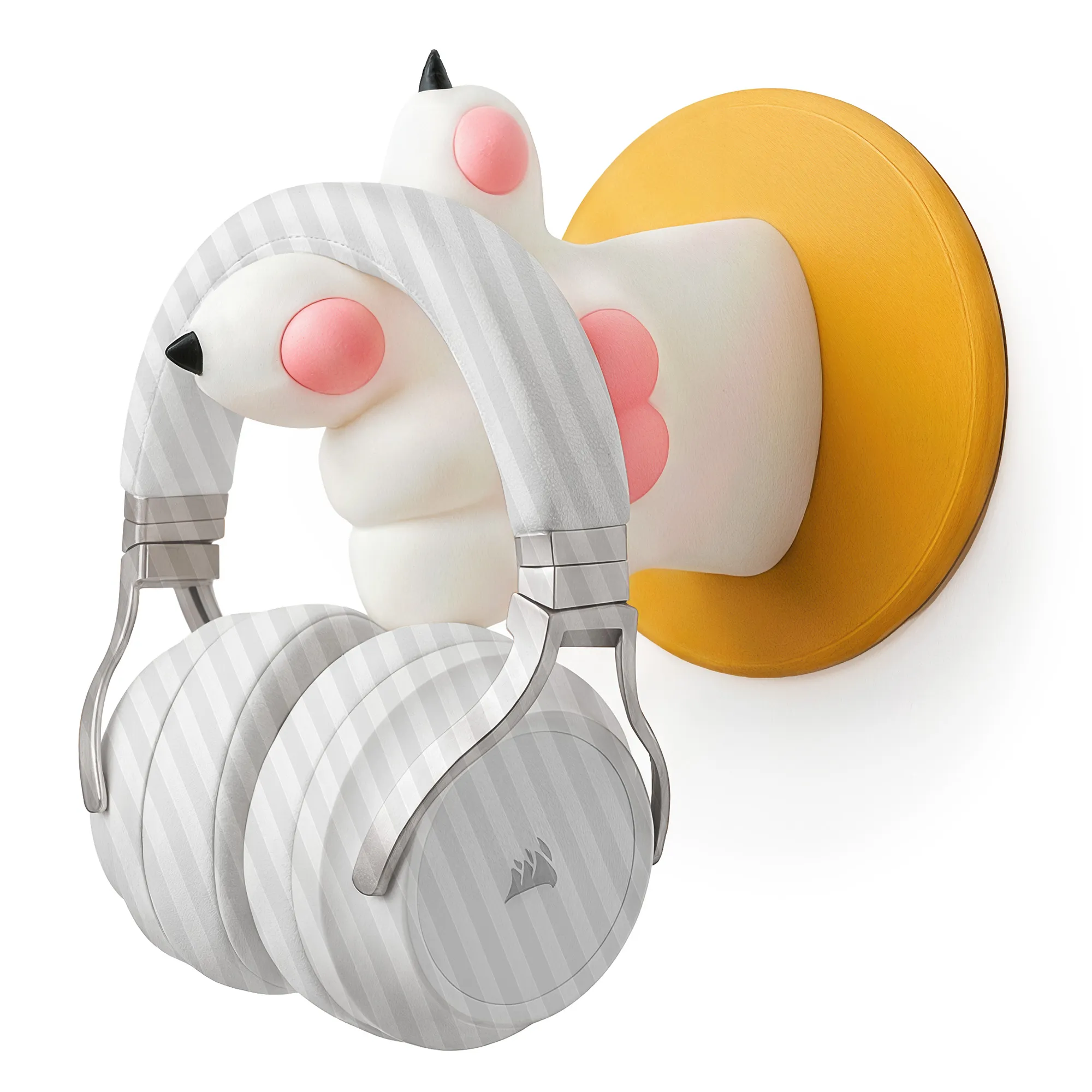 Cat Paw Wall-Mounted Headphones Holder - Porta Cuffie da Muro