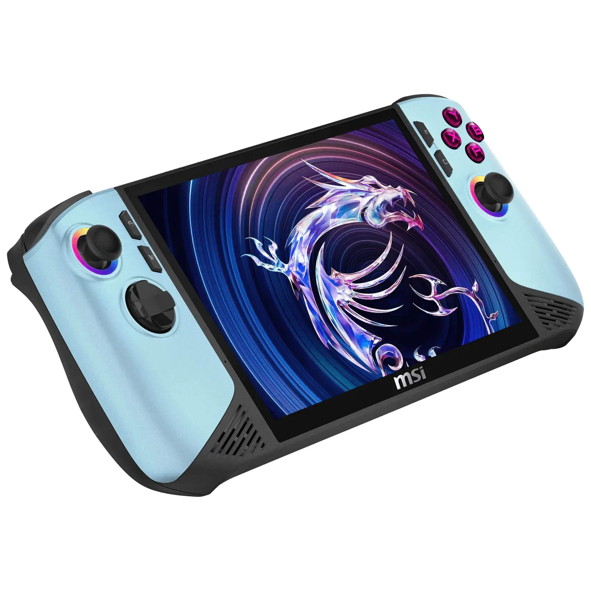 MSI Claw 8 AI+ Glacier Blue Edition A2VM‑252IT – Console 8" FHD+ 120Hz, Intel Ultra 7 258V, Arc 140V, 32GB LPDDR5X, SSD 1TB - immagine 2