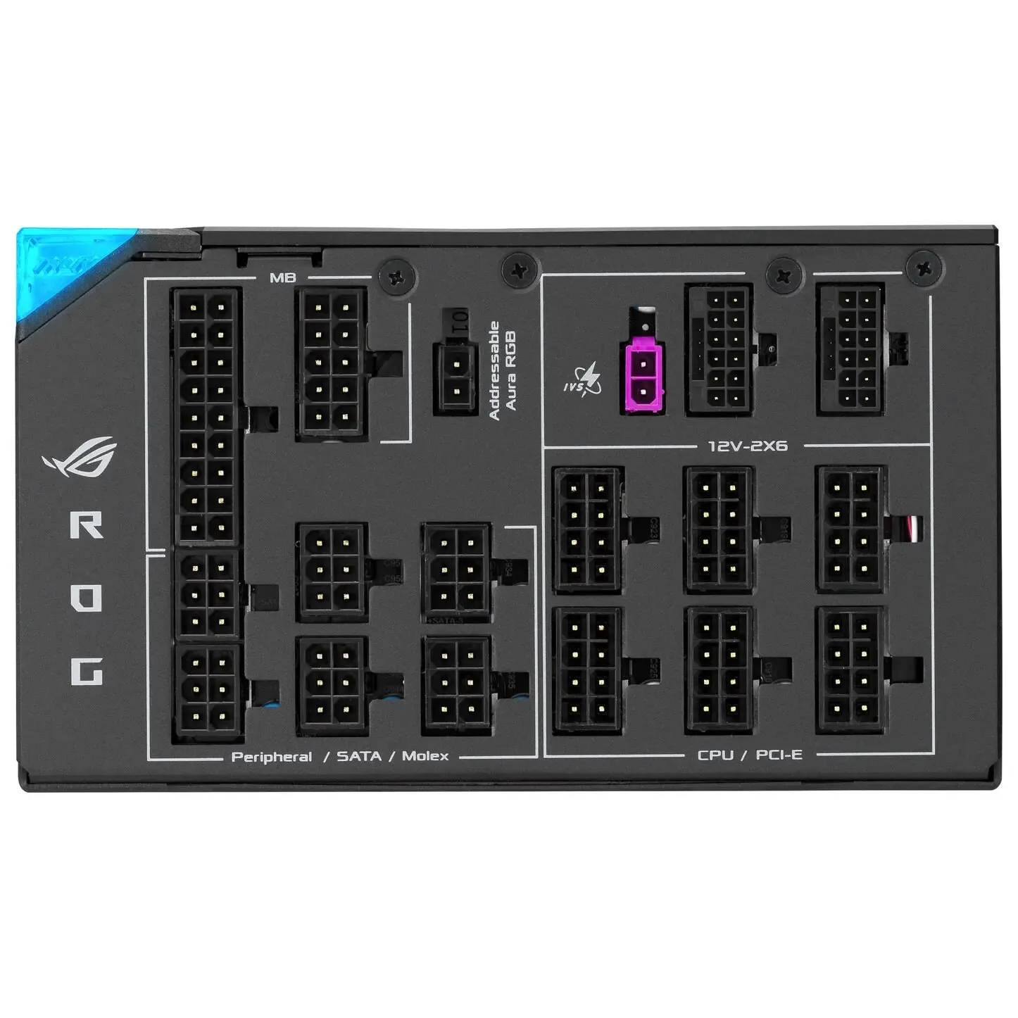 Asus ROG Thor 1600W Titanium III EVO – ATX 3.1, 80 Plus Titanium, PCIe 5.1, Equalizer incluso - immagine 5