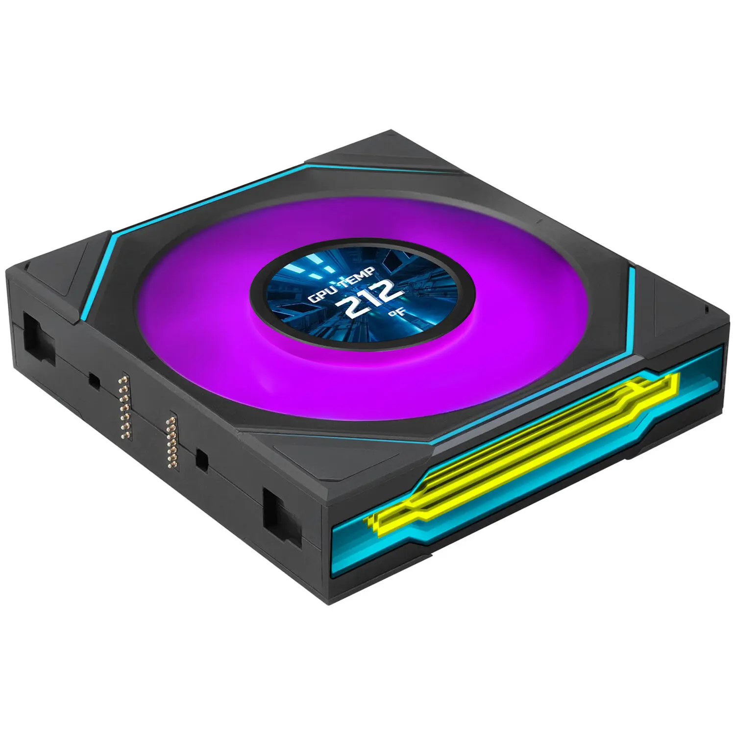 Lian Li UNI FAN SL-INF LCD FLEX Wireless 120mm - Ventola ARGB con Display LCD 1,8" - Nero