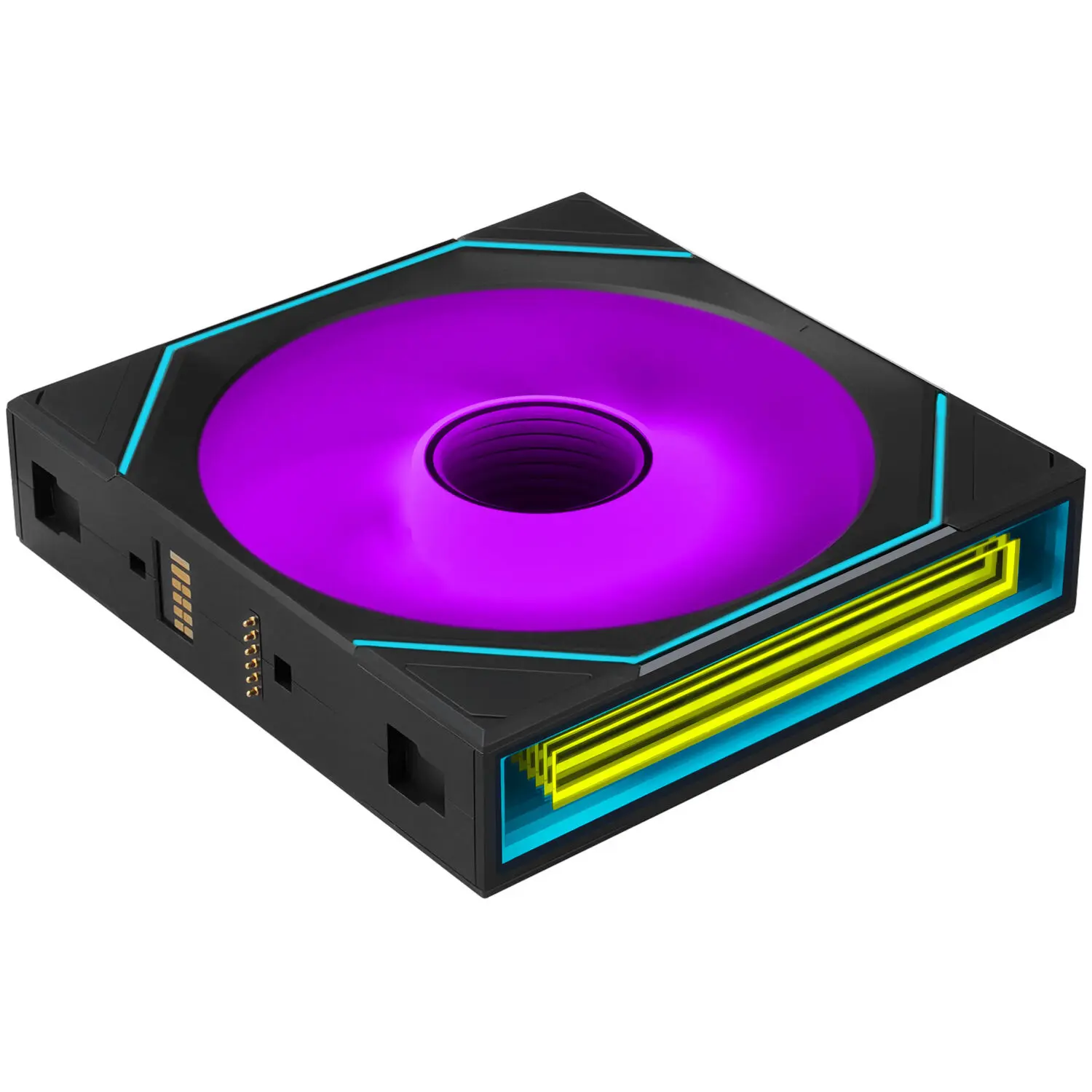 Lian Li UNI FAN SL-INF FLEX Wireless - Ventola ARGB Reverse Blade 120mm, Tripack con Controller - Nero - immagine 2