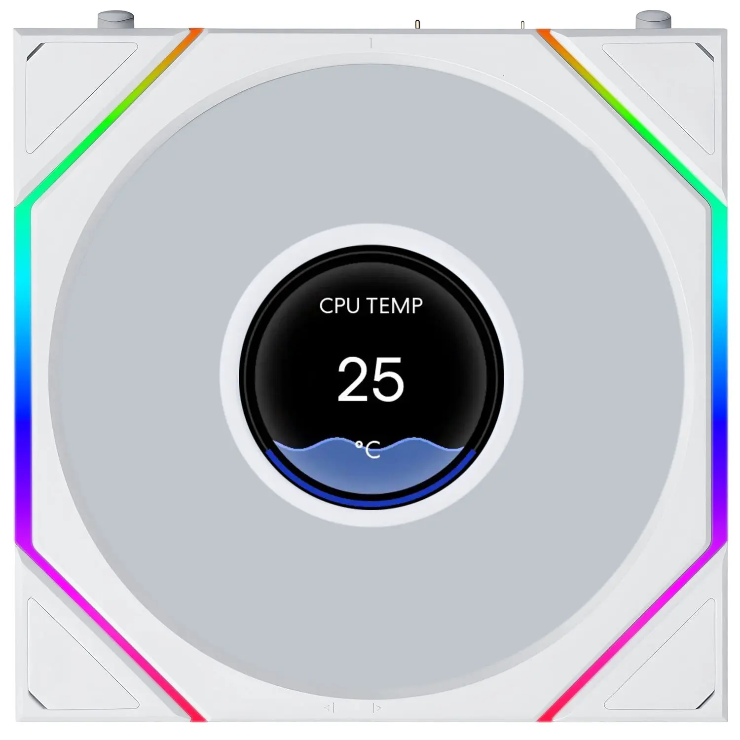 Lian Li UNI FAN TL LCD FLEX Wireless 120mm - ARGB, Display LCD 1.8" e Controllo Flessibile - Bianco - immagine 4