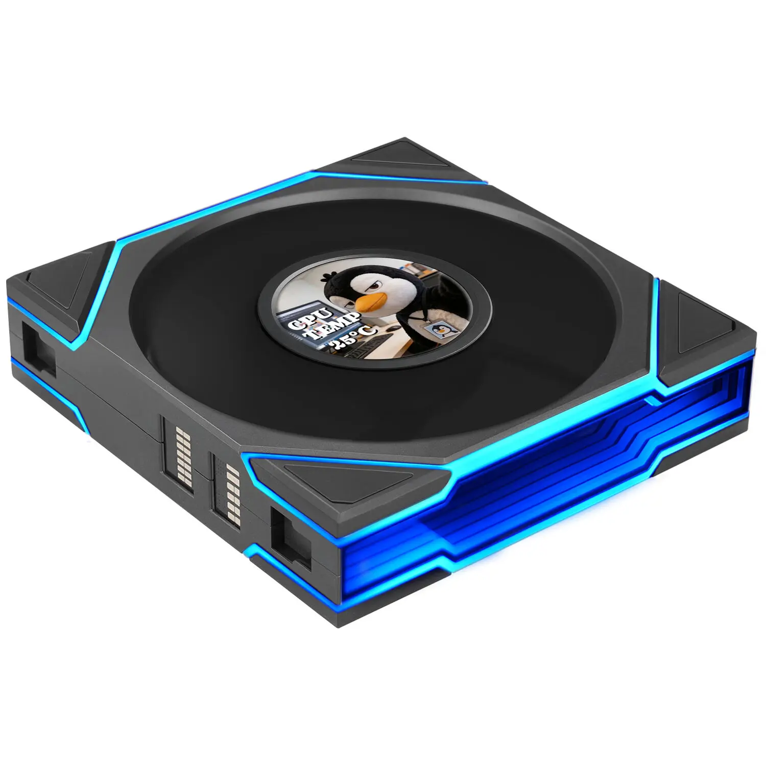 Lian Li UNI FAN TL LCD FLEX Wireless 120mm - ARGB, Display LCD 1.8" e Controllo Flessibile - Nero
