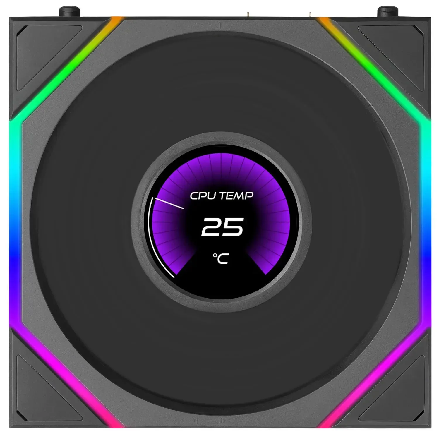 Lian Li UNI FAN TL LCD FLEX Wireless 120mm Reverse- ARGB, Display LCD 1.8" e Controllo Flessibile - Nero - immagine 5