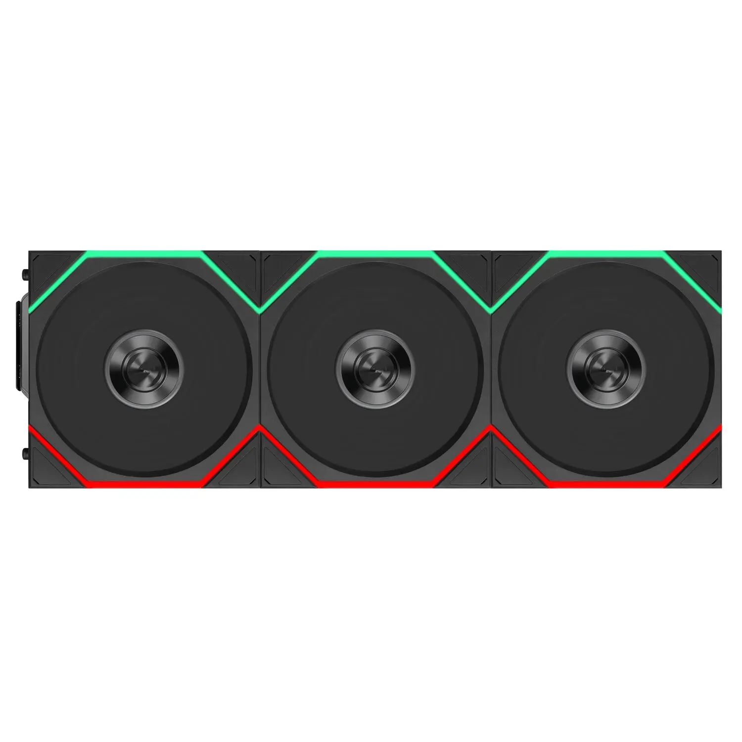 Lian Li UNI FAN TL FLEX Wireless ARGB Reverse Blade 120mm - Kit 3 Ventole con Controller - Nero - immagine 3