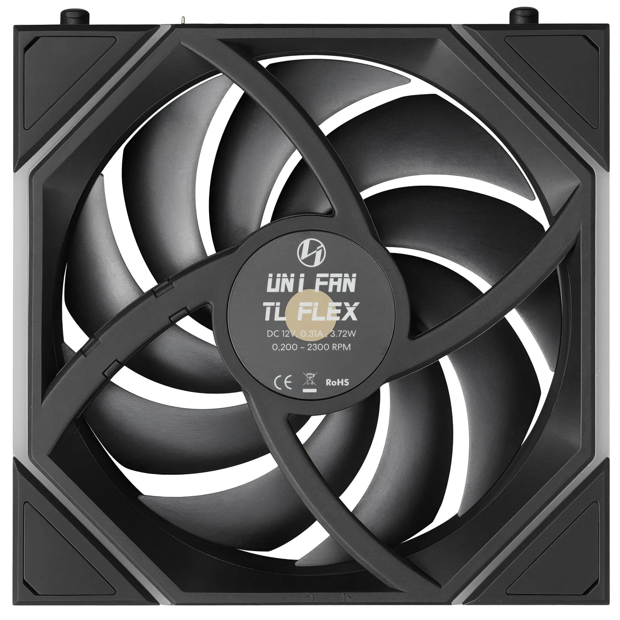Lian Li UNI FAN TL FLEX Wireless Reverse 120mm ARGB - Ventola PWM con FLEX Receiver - Nero - immagine 4